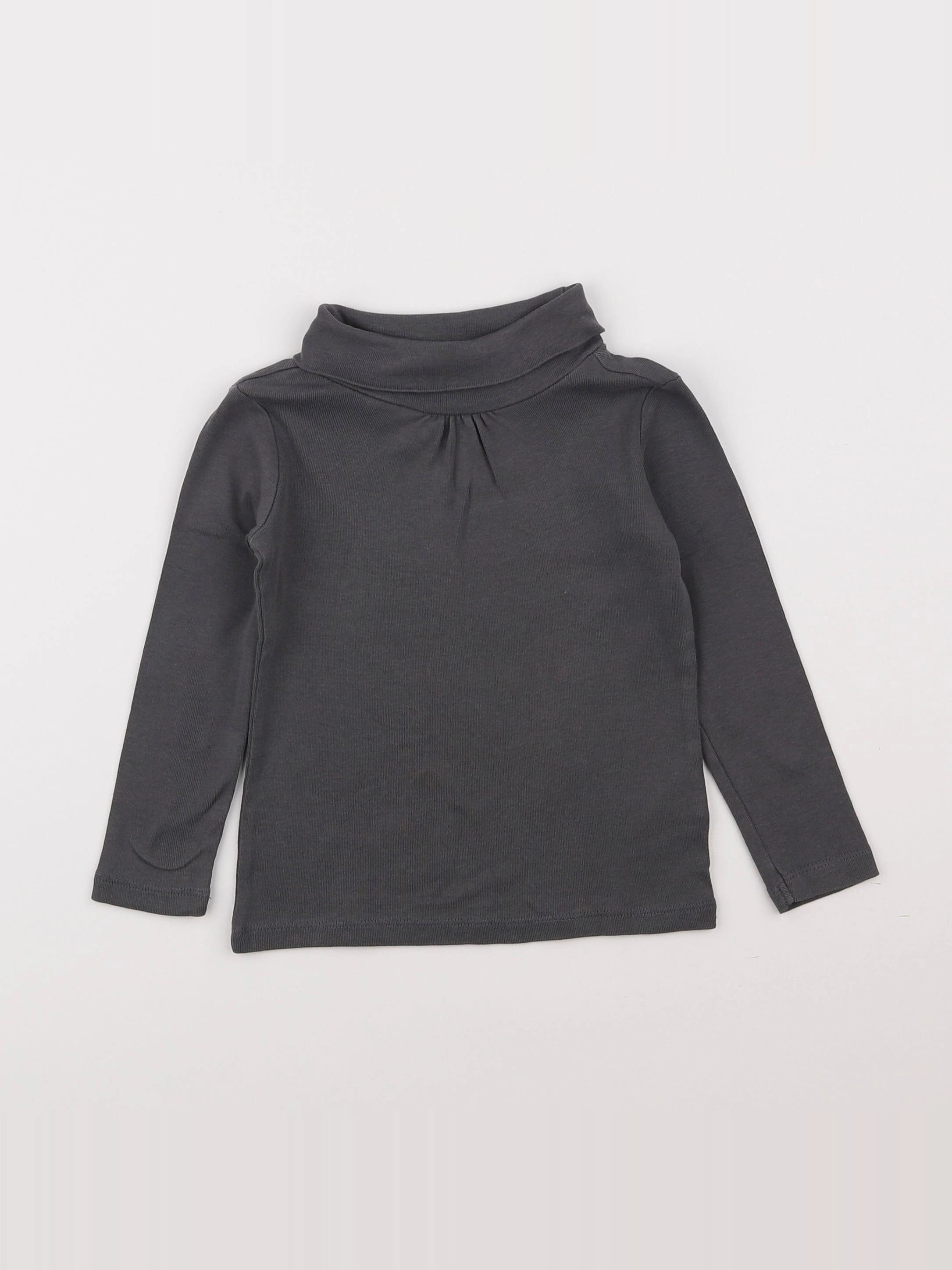 Vertbaudet - sous-pull gris - 3 ans