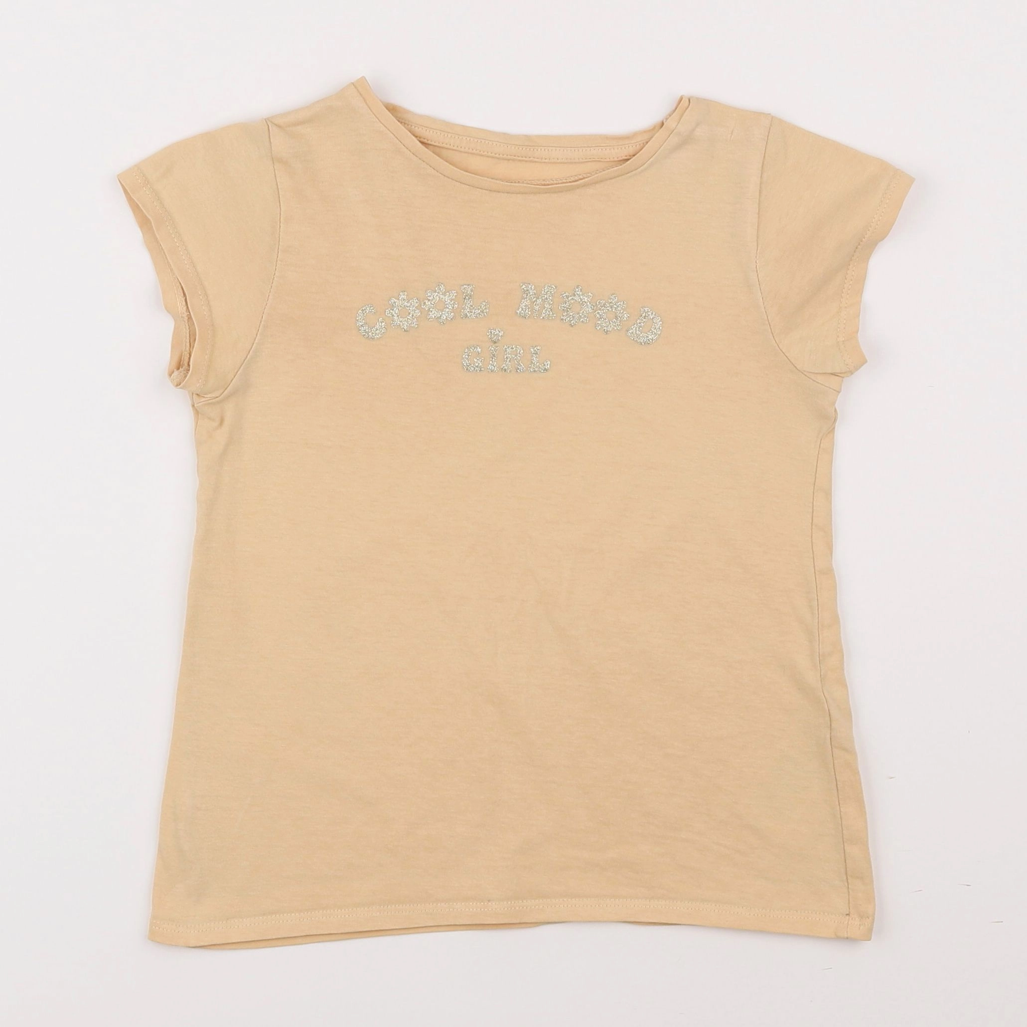 Vertbaudet - tee-shirt jaune, or - 8 ans