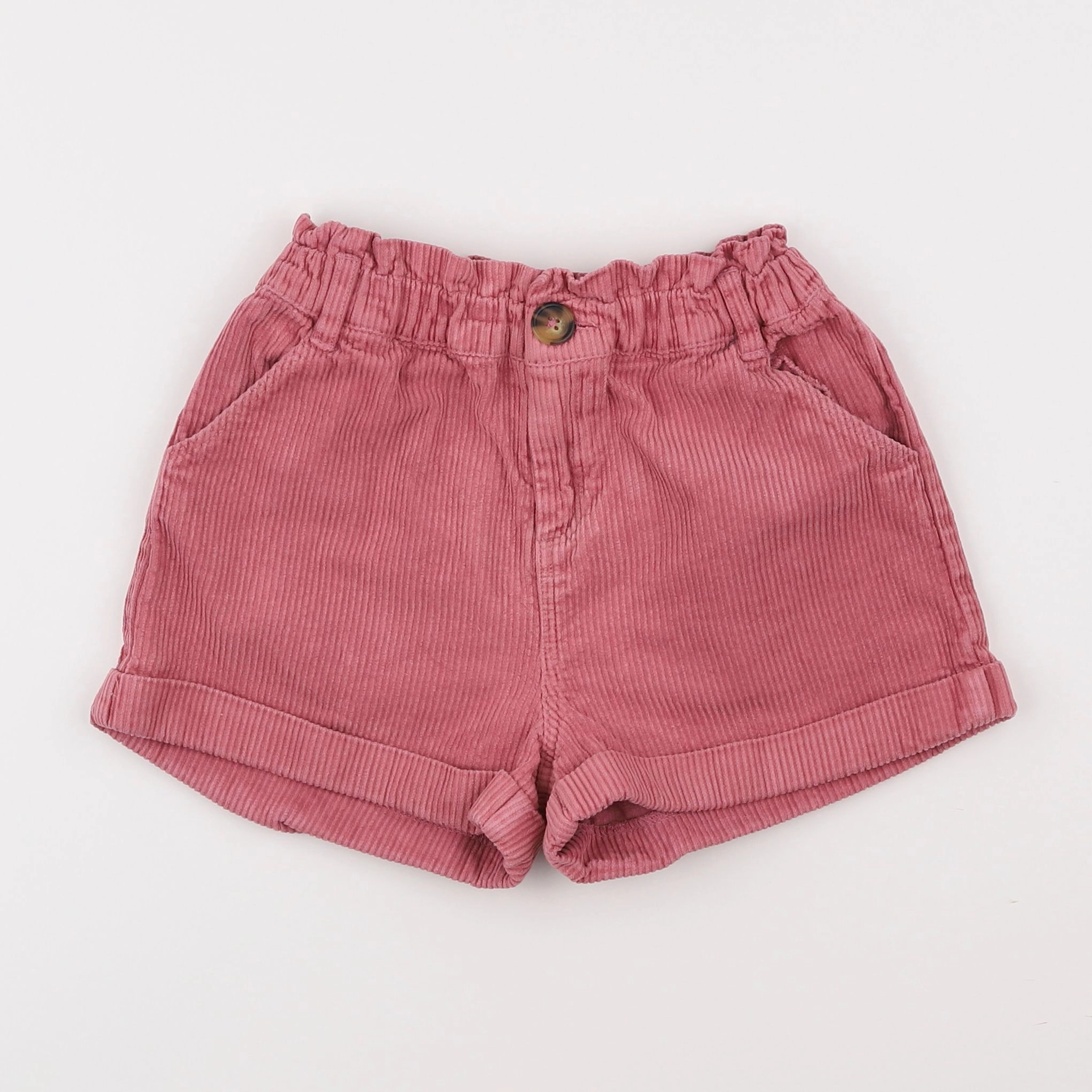 Vertbaudet - short rose - 7 ans