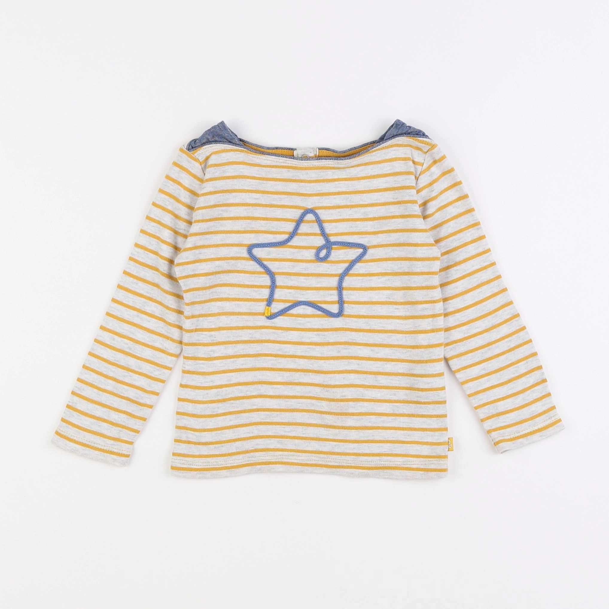 Okaidi - tee-shirt jaune - 2 ans