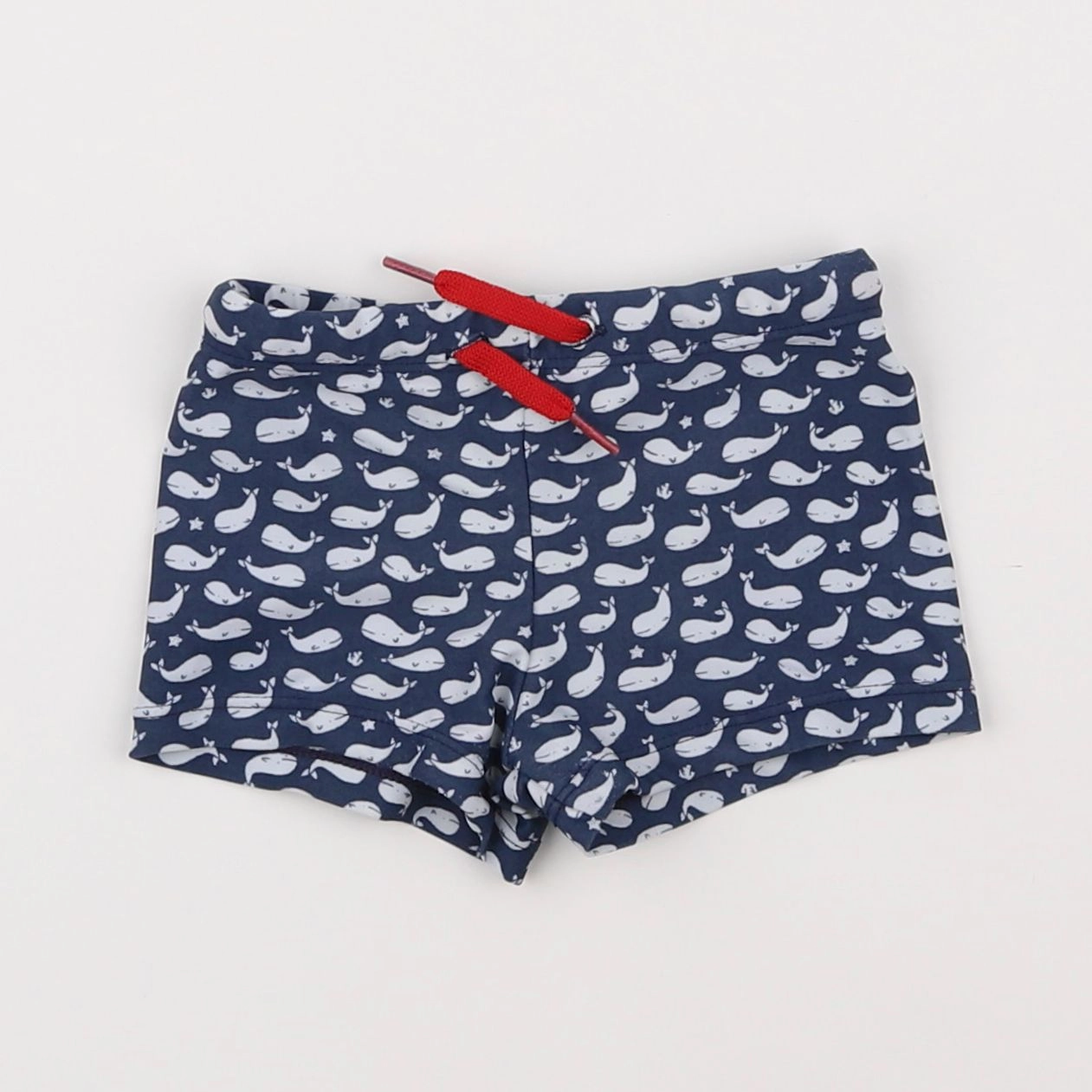 Boutchou - maillot de bain bleu, blanc - 2 ans