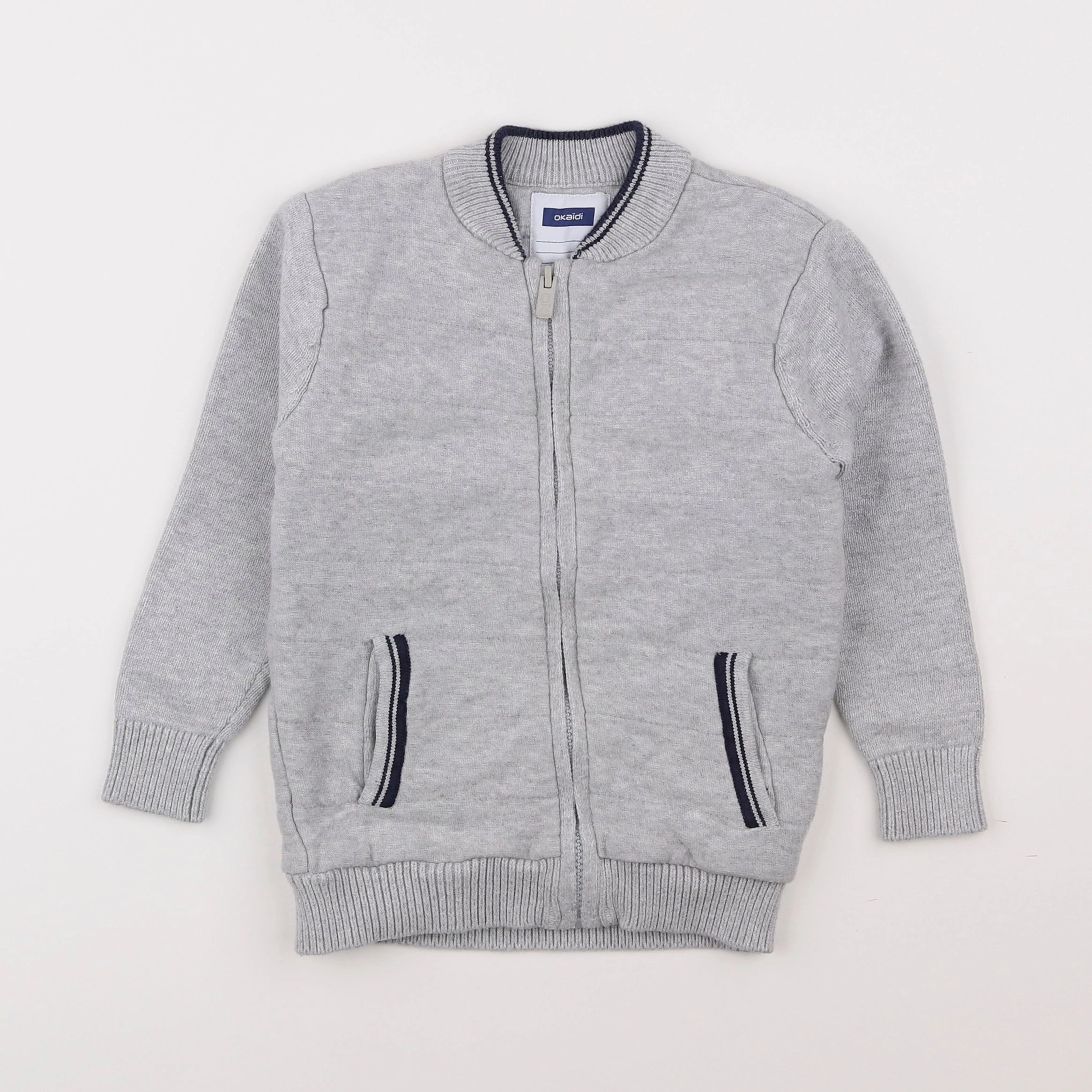 Okaidi - sweat gris - 5 ans