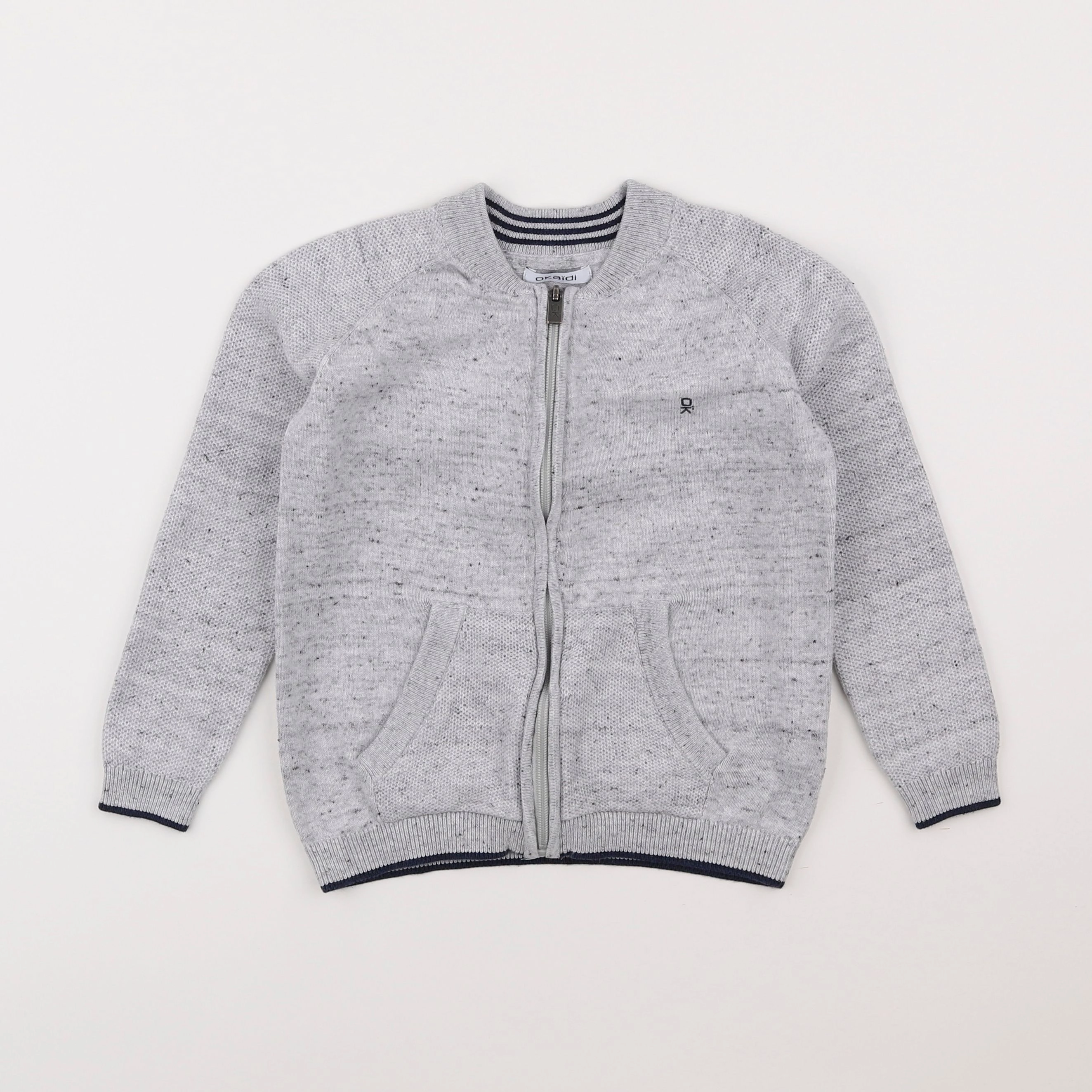 Okaidi - gilet gris - 6 ans