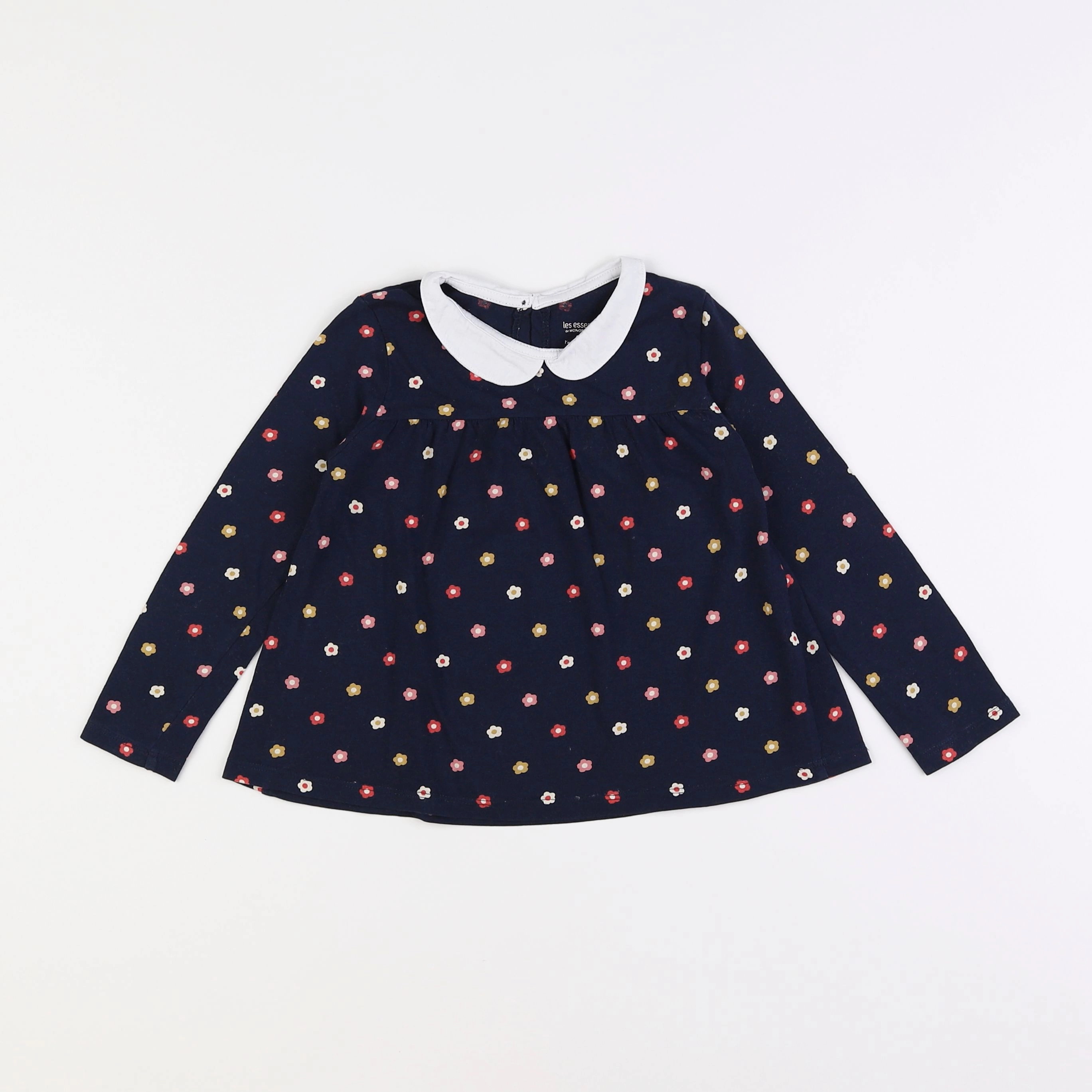 Monoprix - tee-shirt bleu - 4 ans