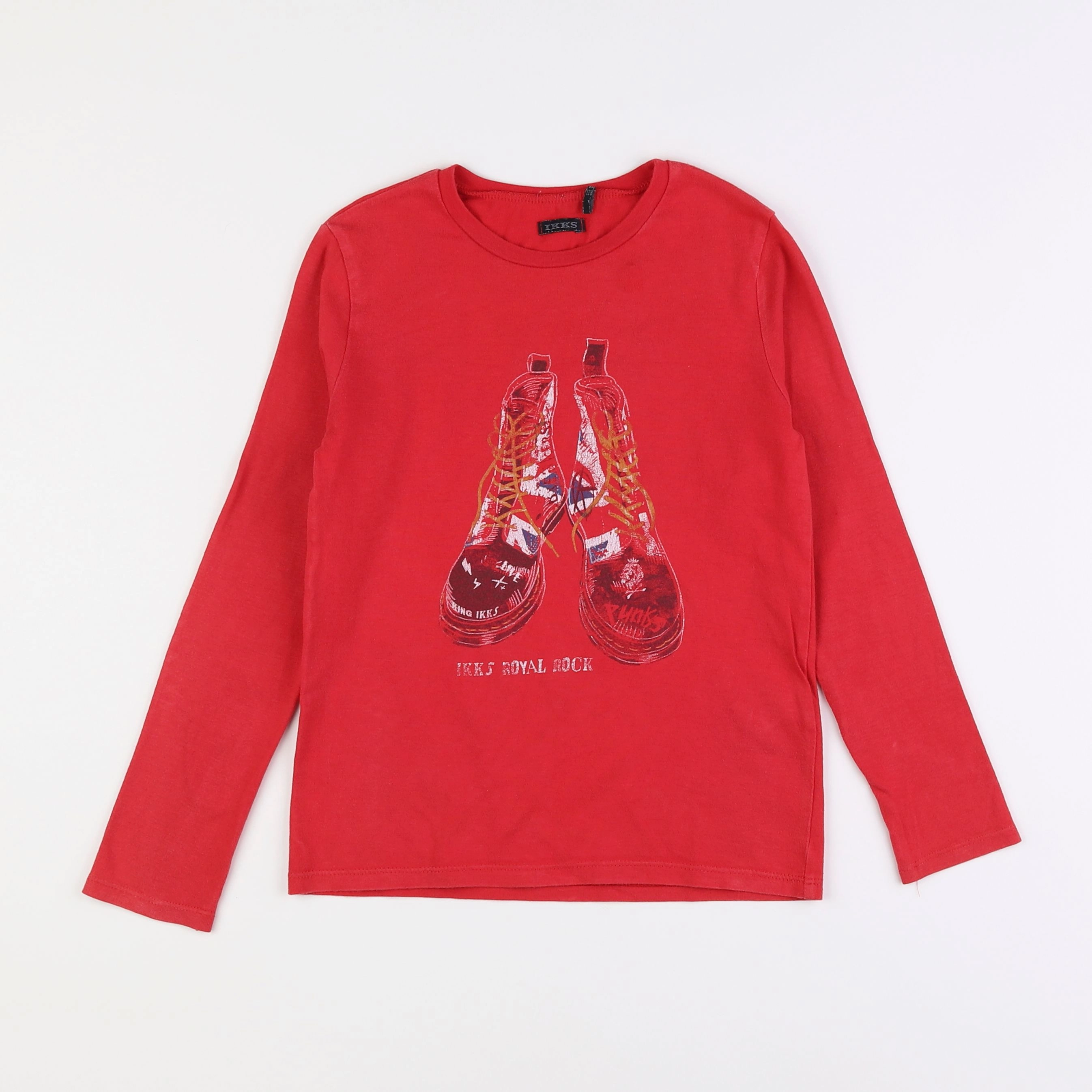 IKKS - tee-shirt rouge - 8 ans