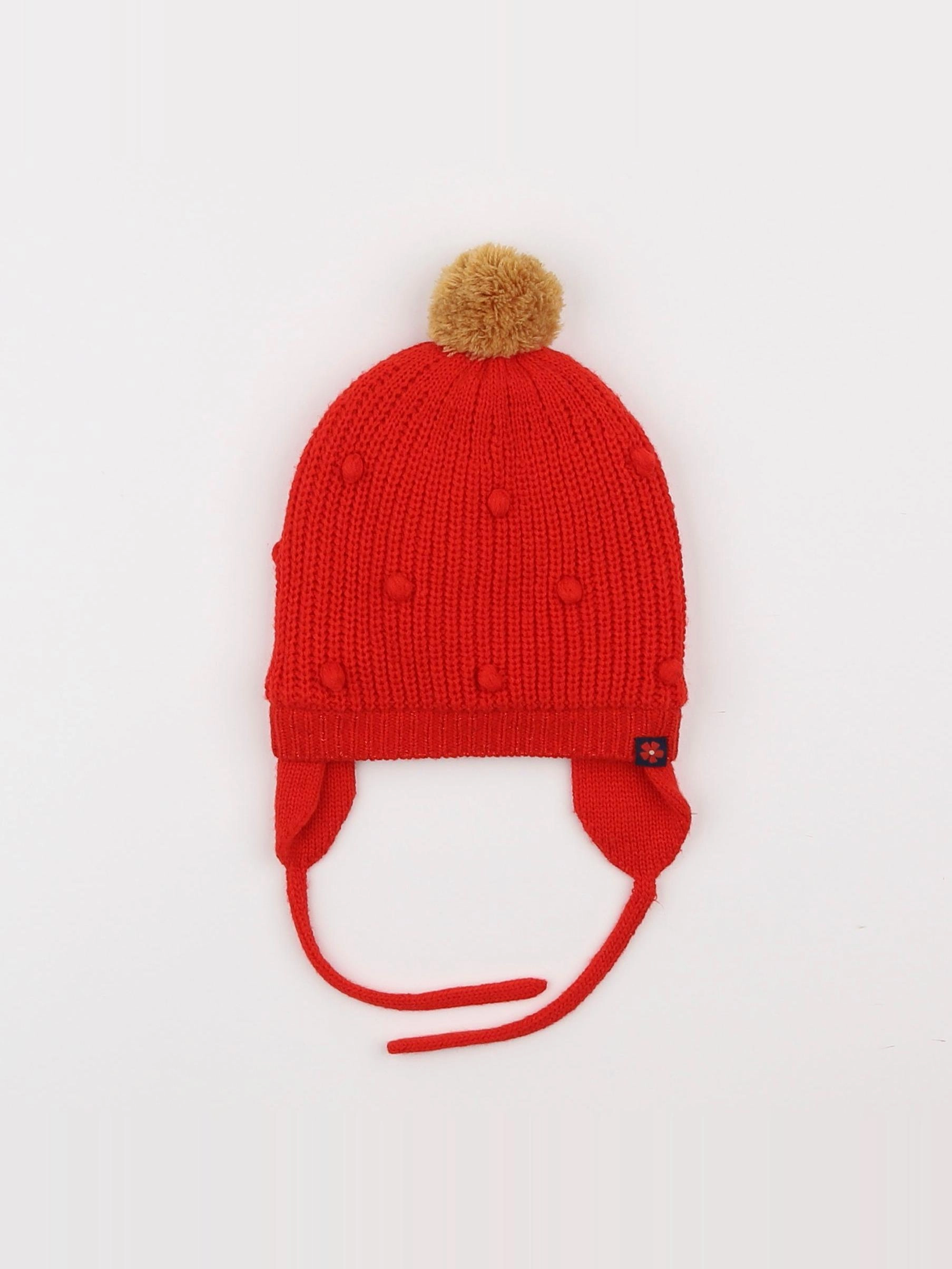 Cadet Rousselle - bonnet rouge - 12 mois à 2 ans