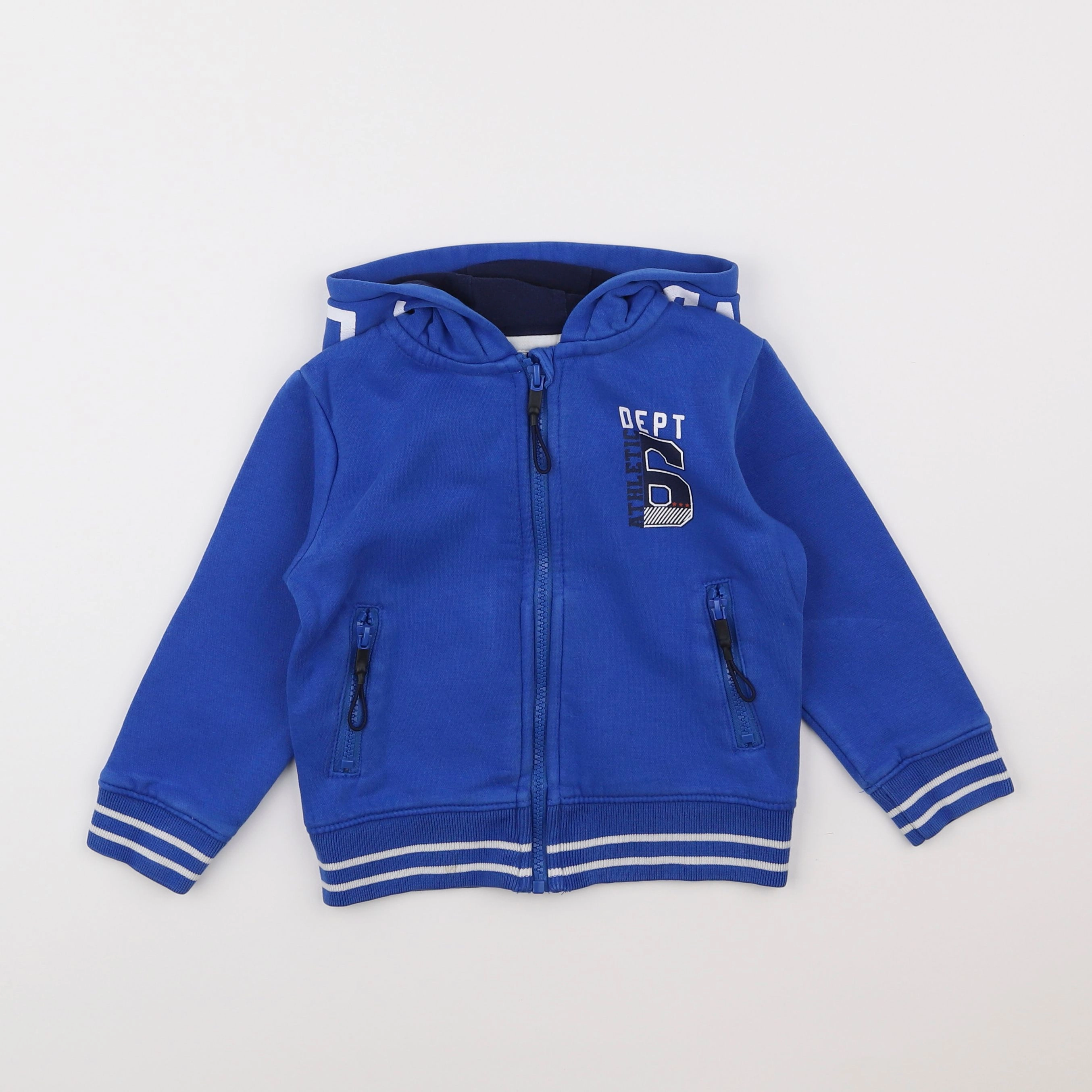 Vertbaudet - sweat bleu - 4 ans