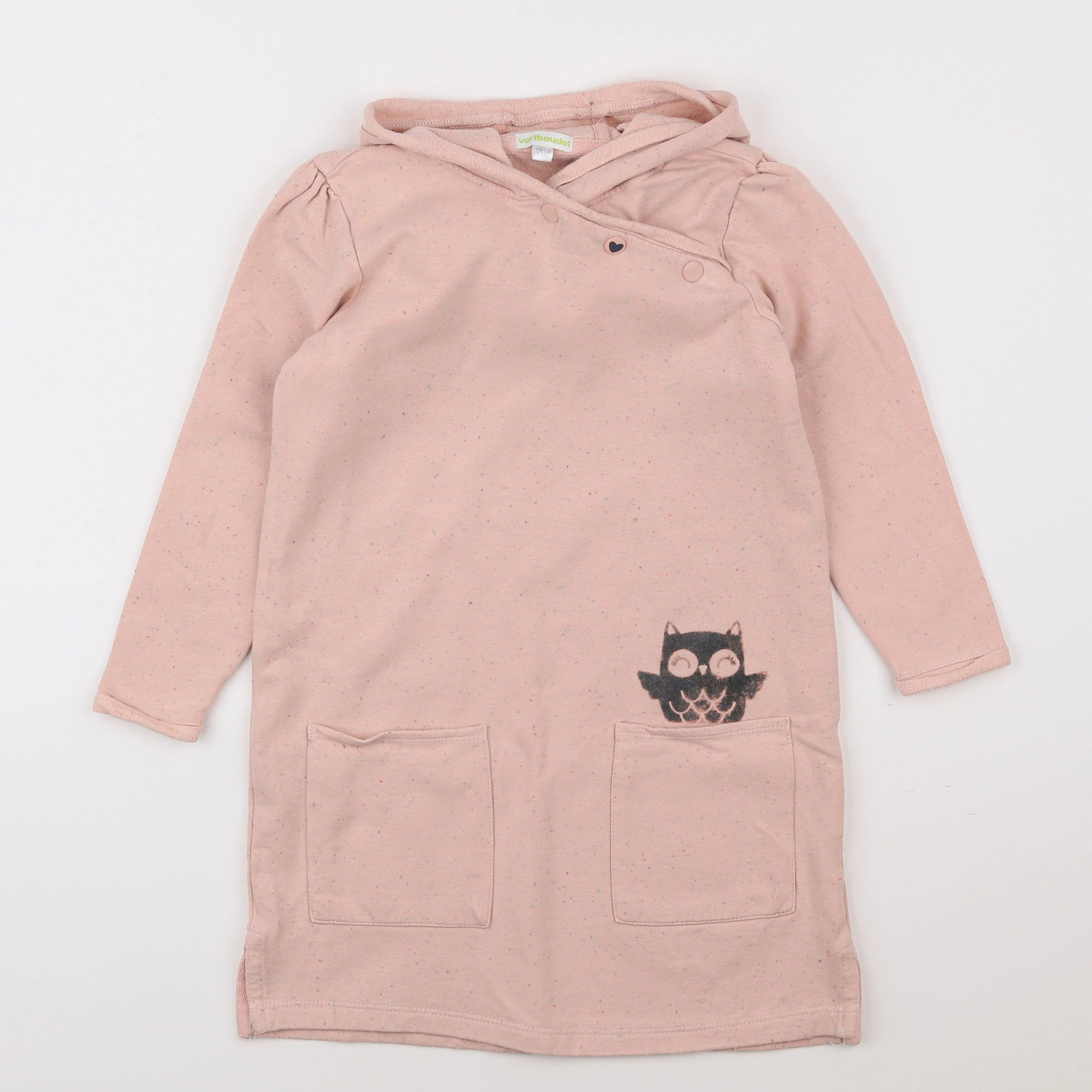 Vertbaudet - robe rose - 8 ans