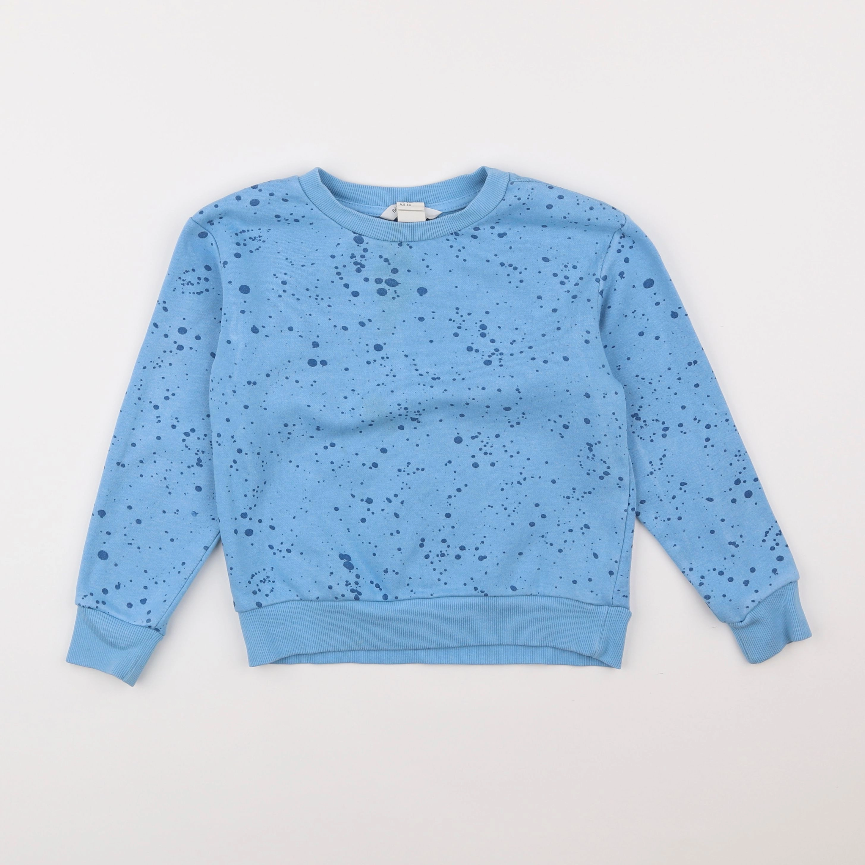 H&M - sweat bleu - 5/6 ans