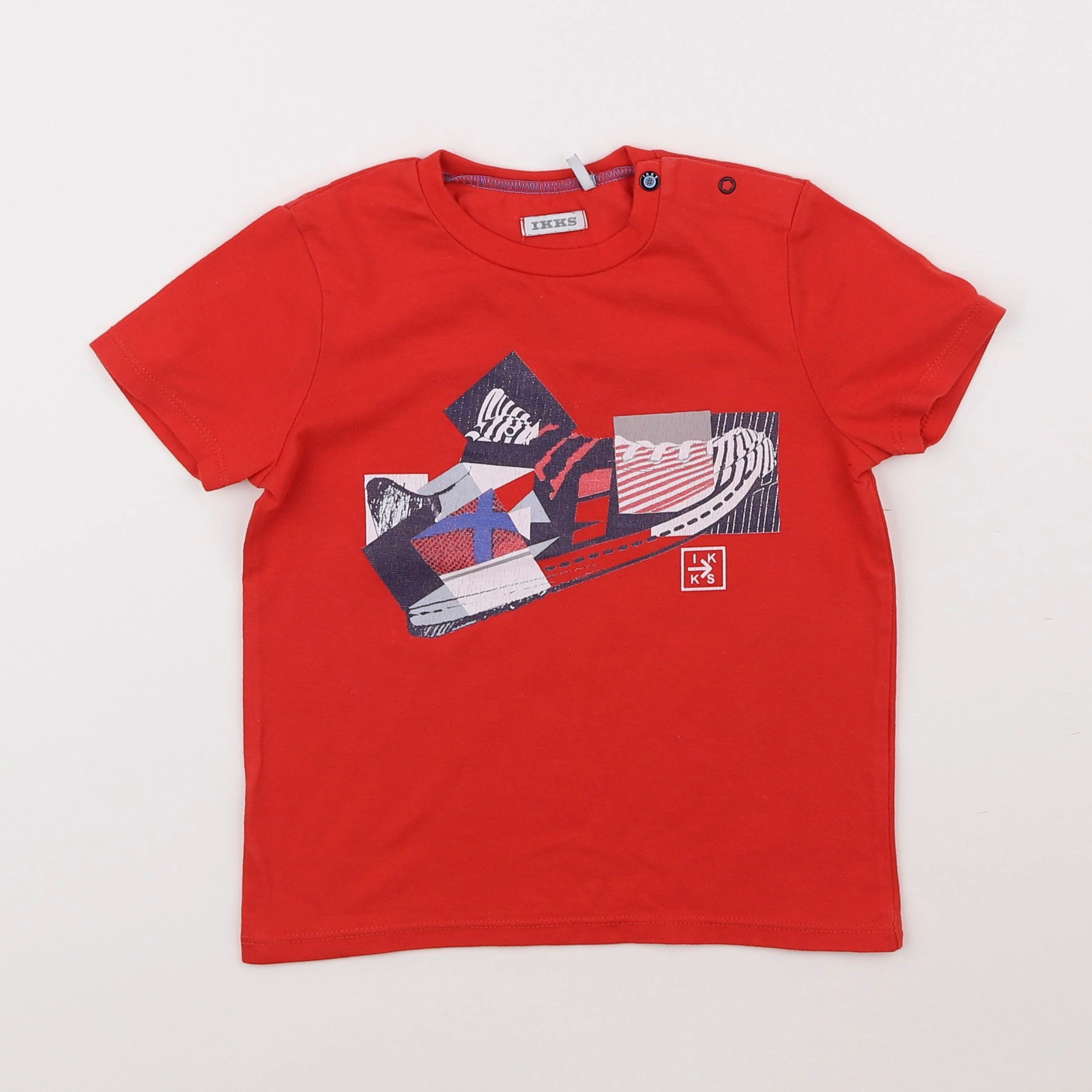 IKKS - tee-shirt rouge - 3 ans