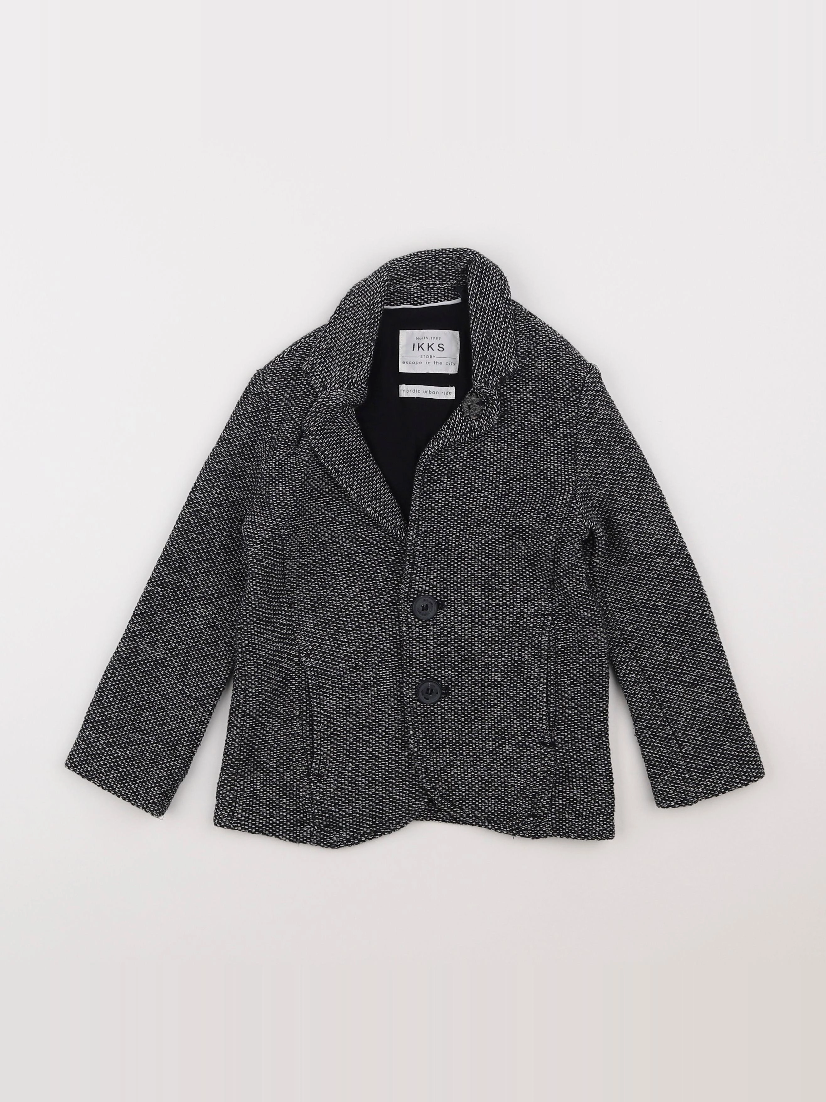 IKKS - veste noir, blanc - 4 ans