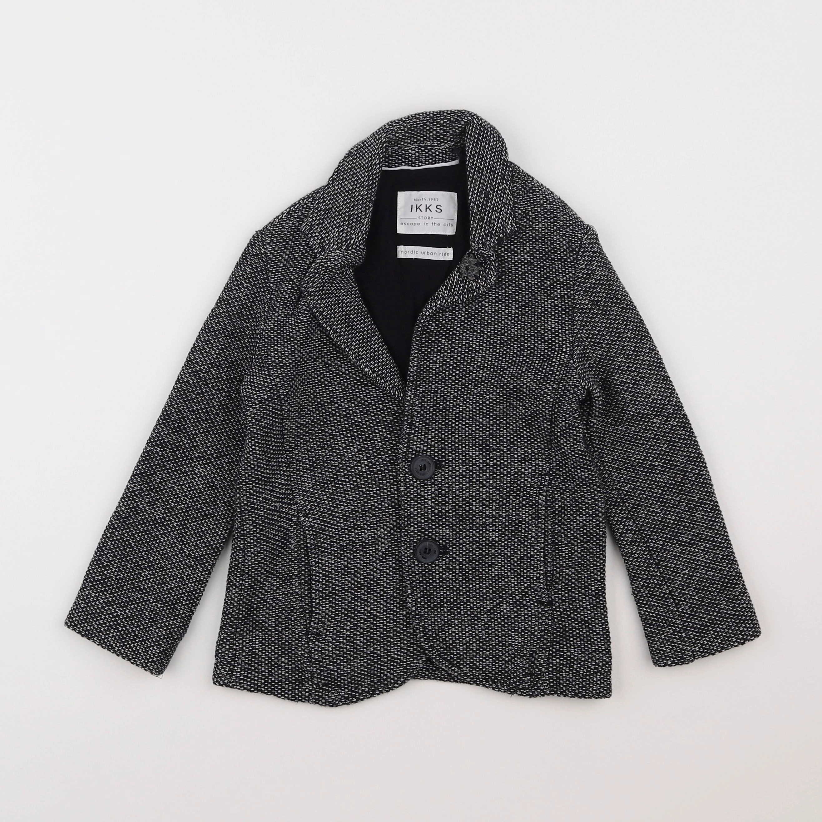 IKKS - veste noir, blanc - 4 ans