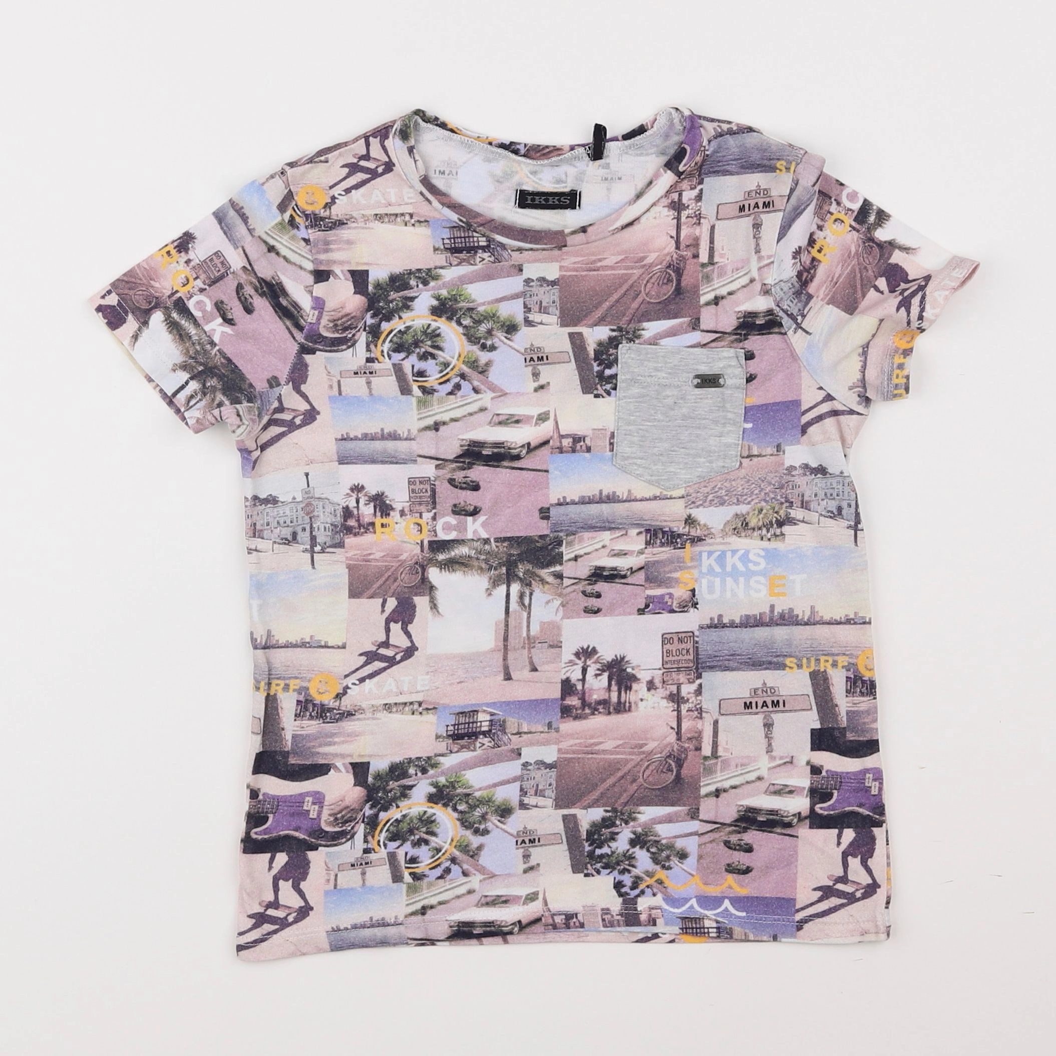 IKKS - tee-shirt multicolore - 4 ans