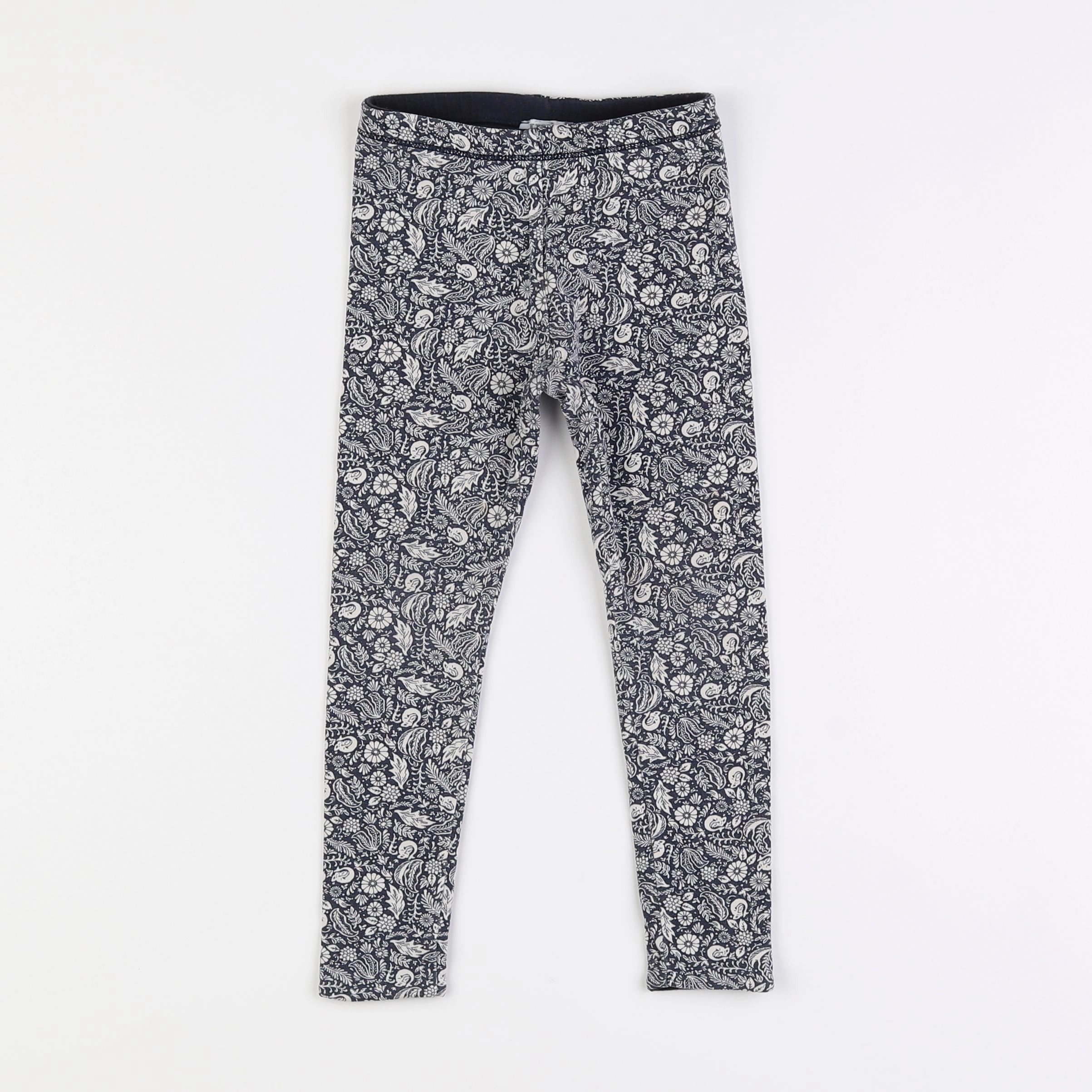 IKKS - legging réversible bleu - 3/4 ans