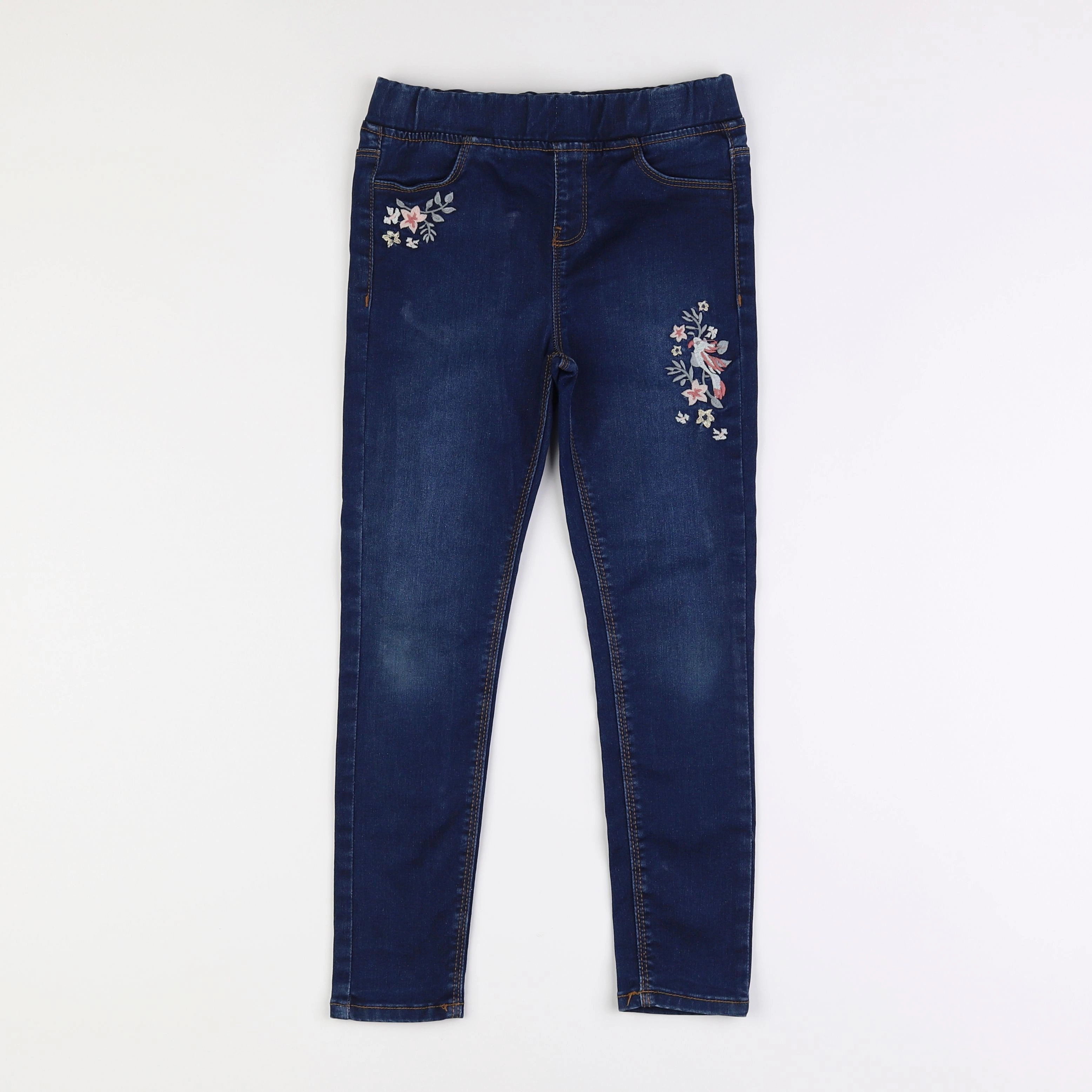 Vertbaudet - jegging bleu - 8 ans