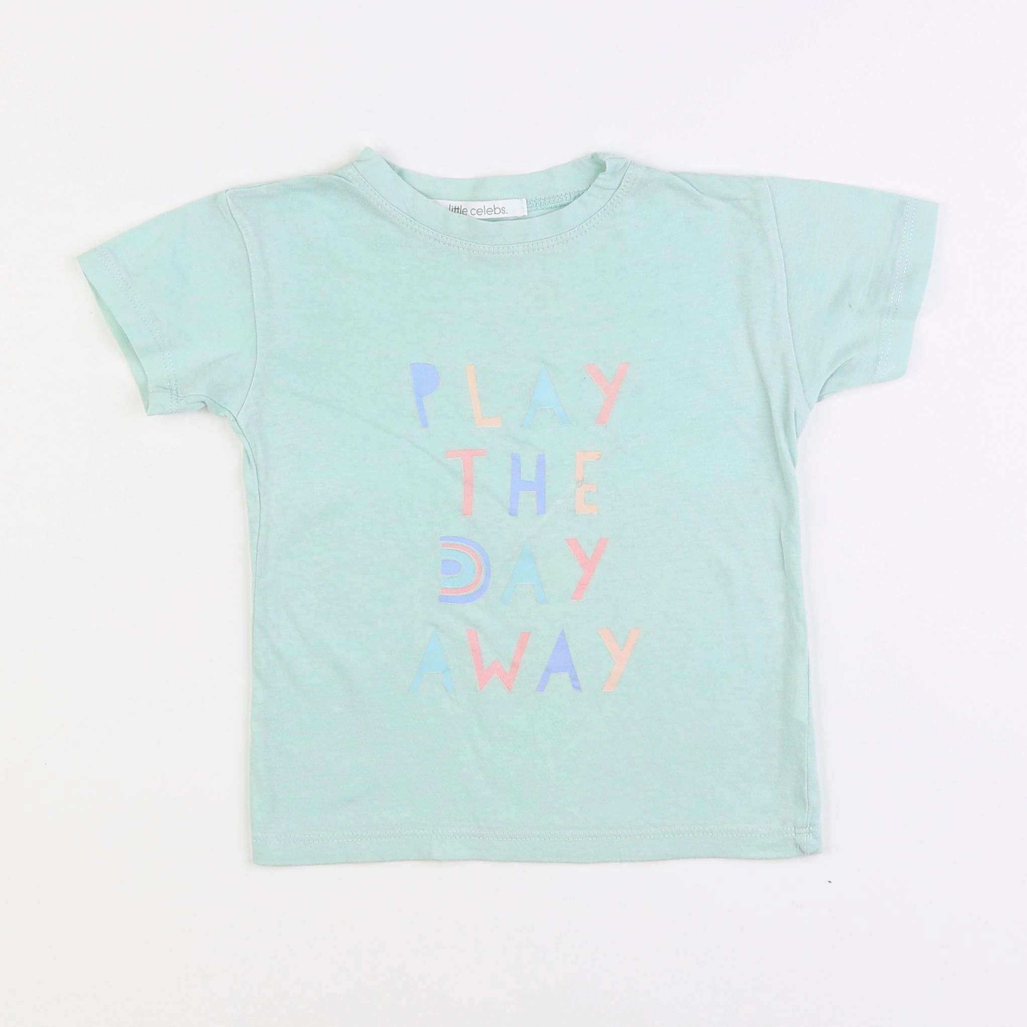 Little Celebs - tee-shirt bleu - 3 ans