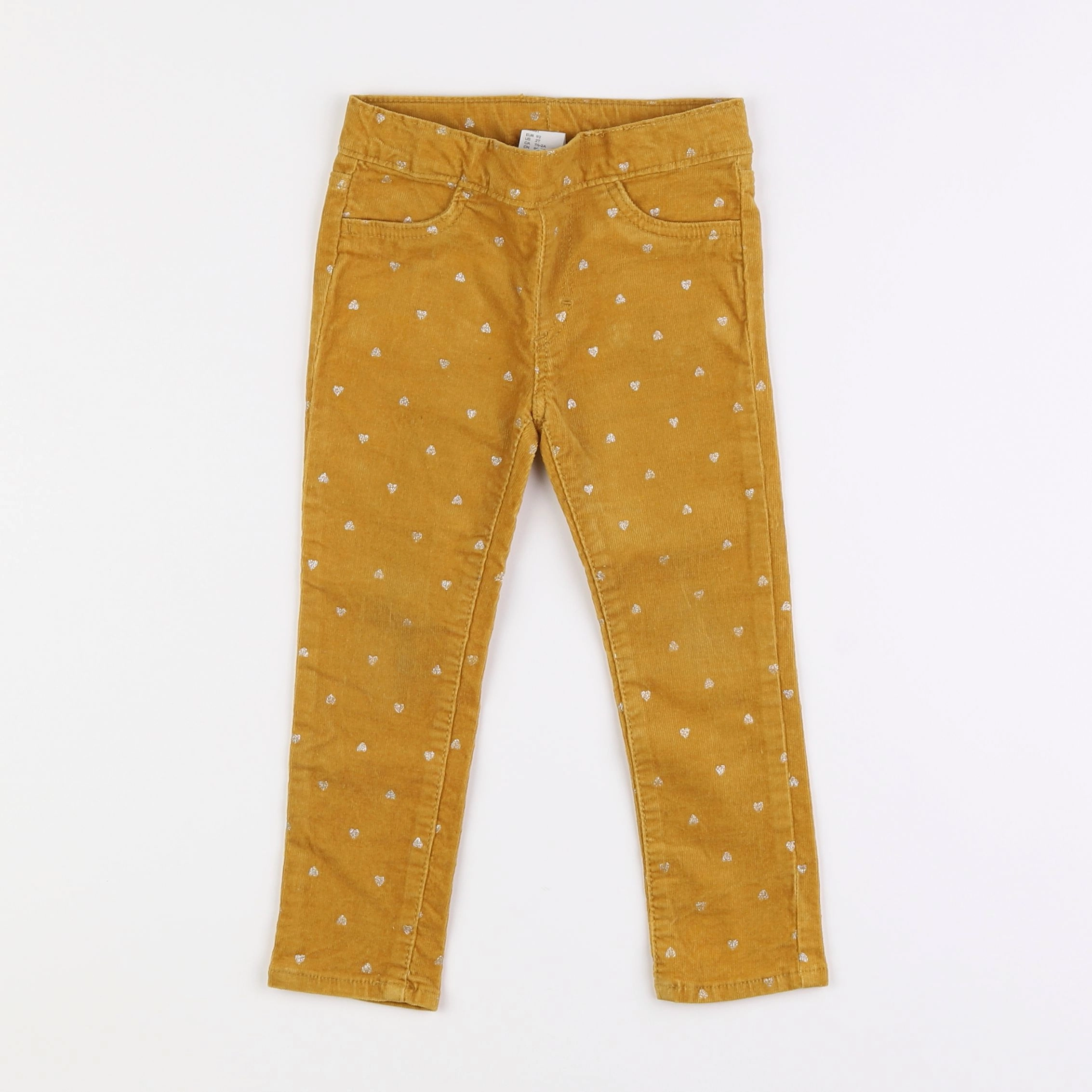 H&M - jegging jaune - 18 mois à 2 ans