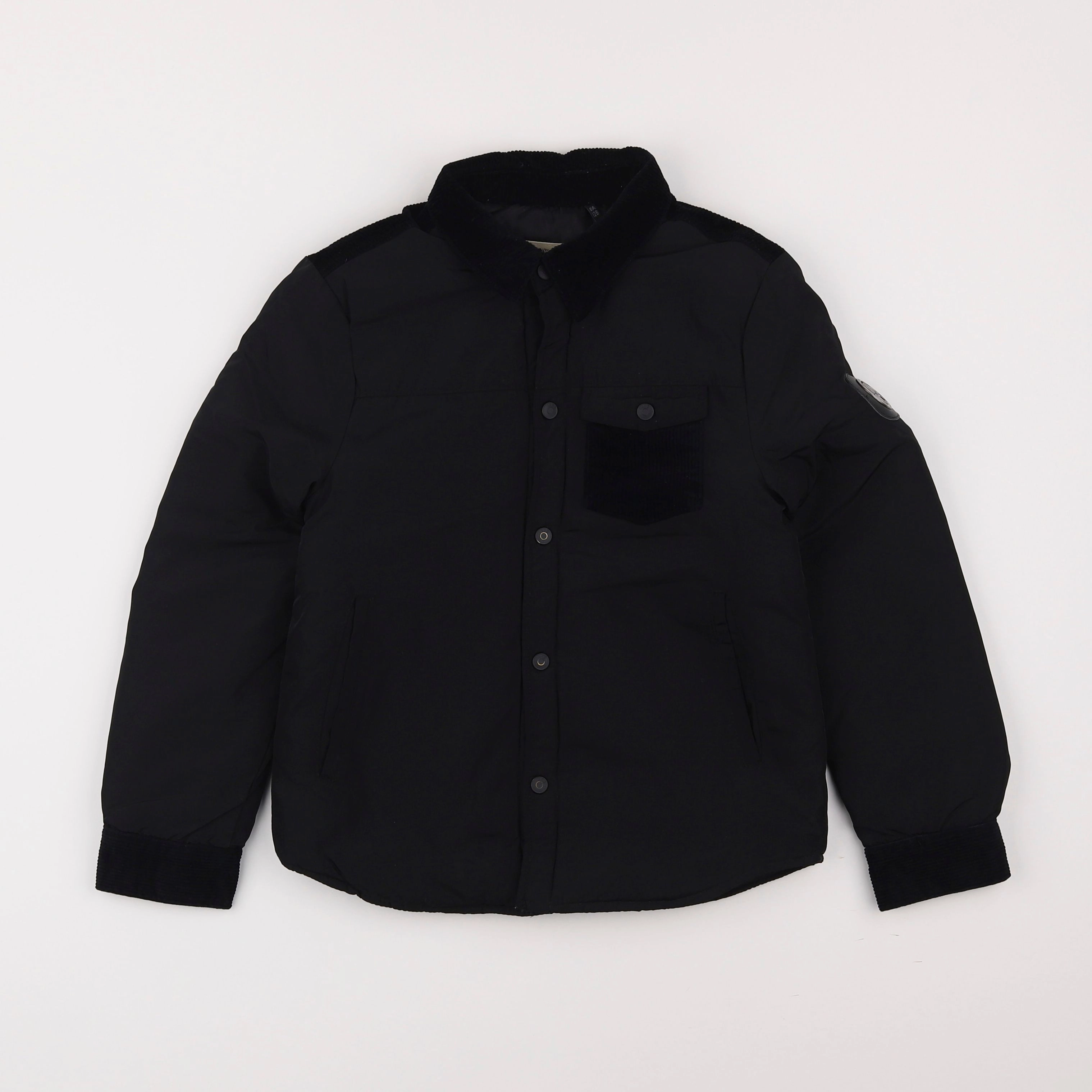 IKKS - veste simili cuir noir - 8 ans