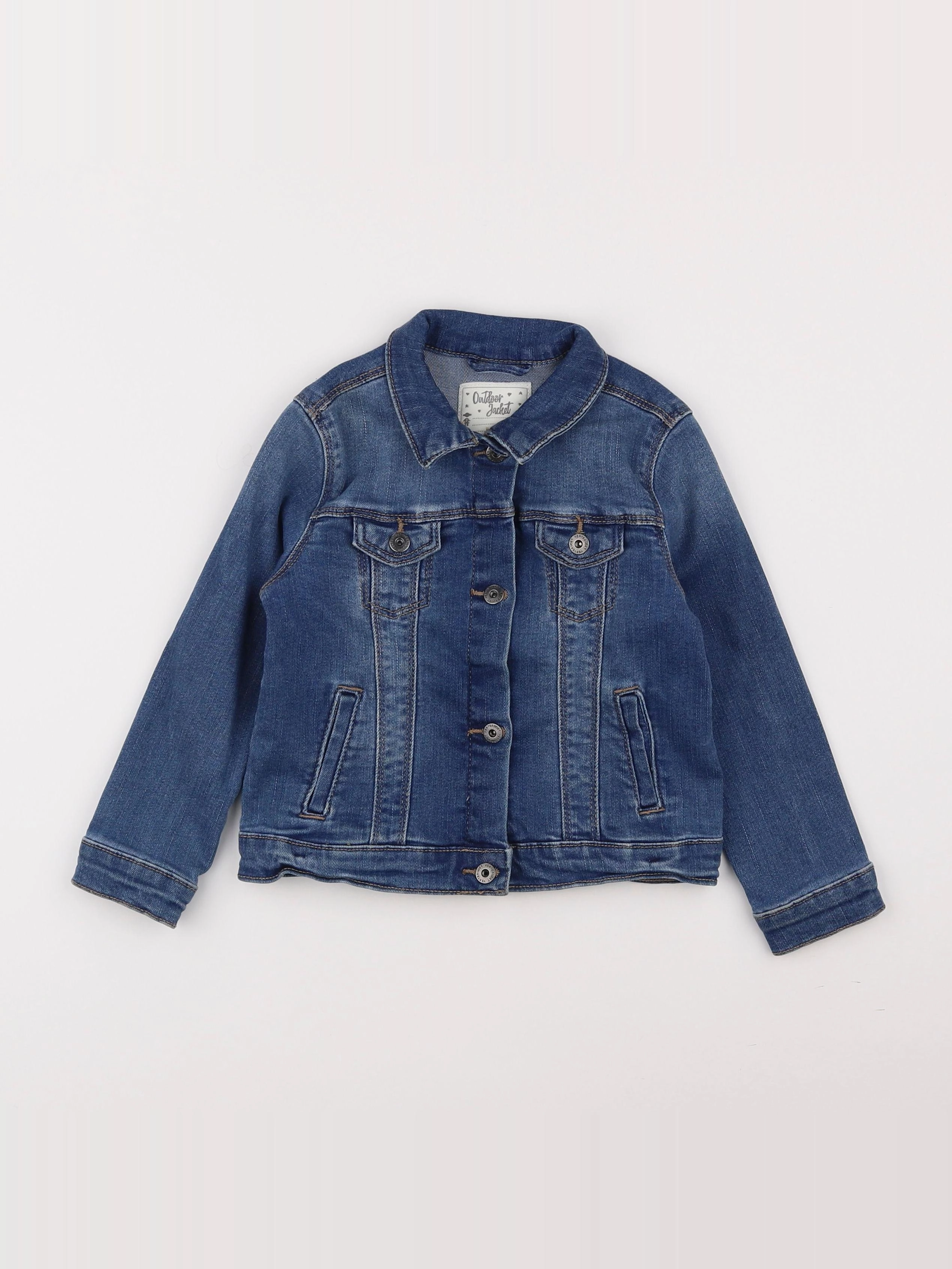Vertbaudet - veste bleu - 4 ans