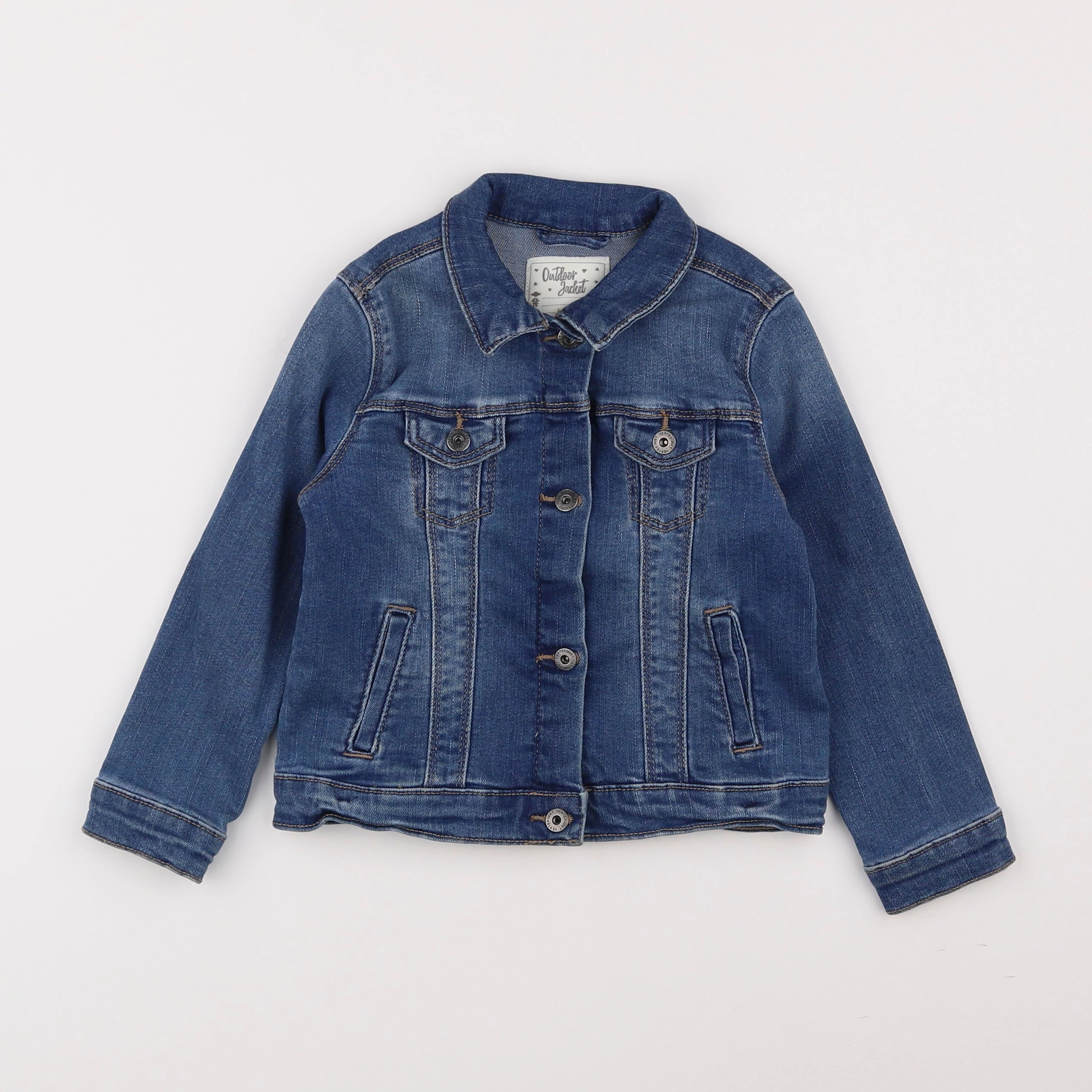 Vertbaudet - veste bleu - 4 ans