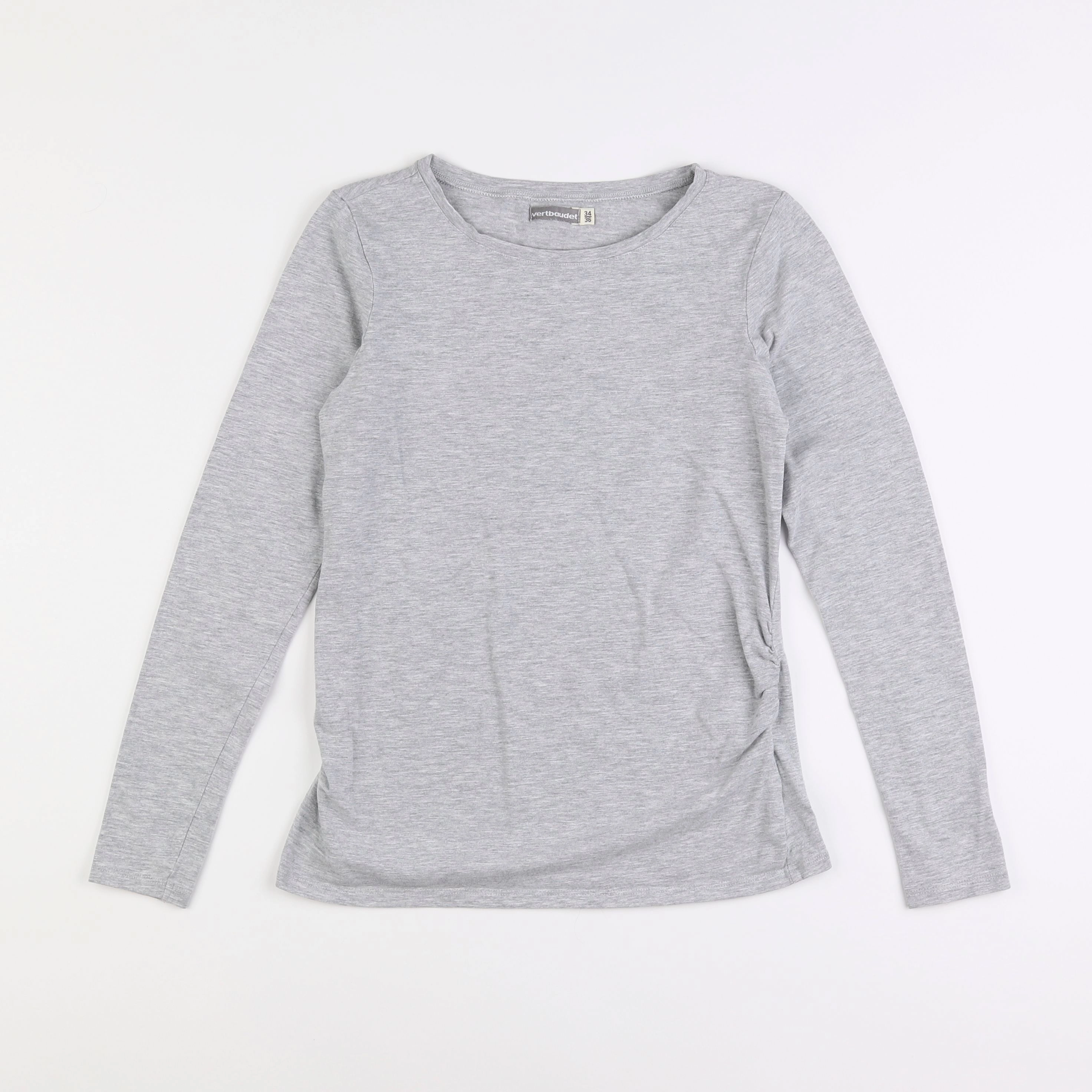 Vertbaudet - tee-shirt grossesse gris - 34 à 36