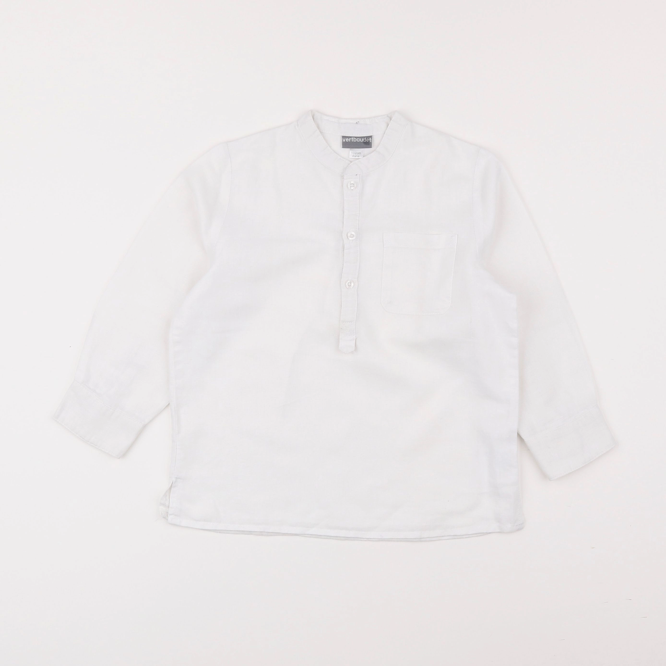 Vertbaudet - chemise blanc - 4 ans
