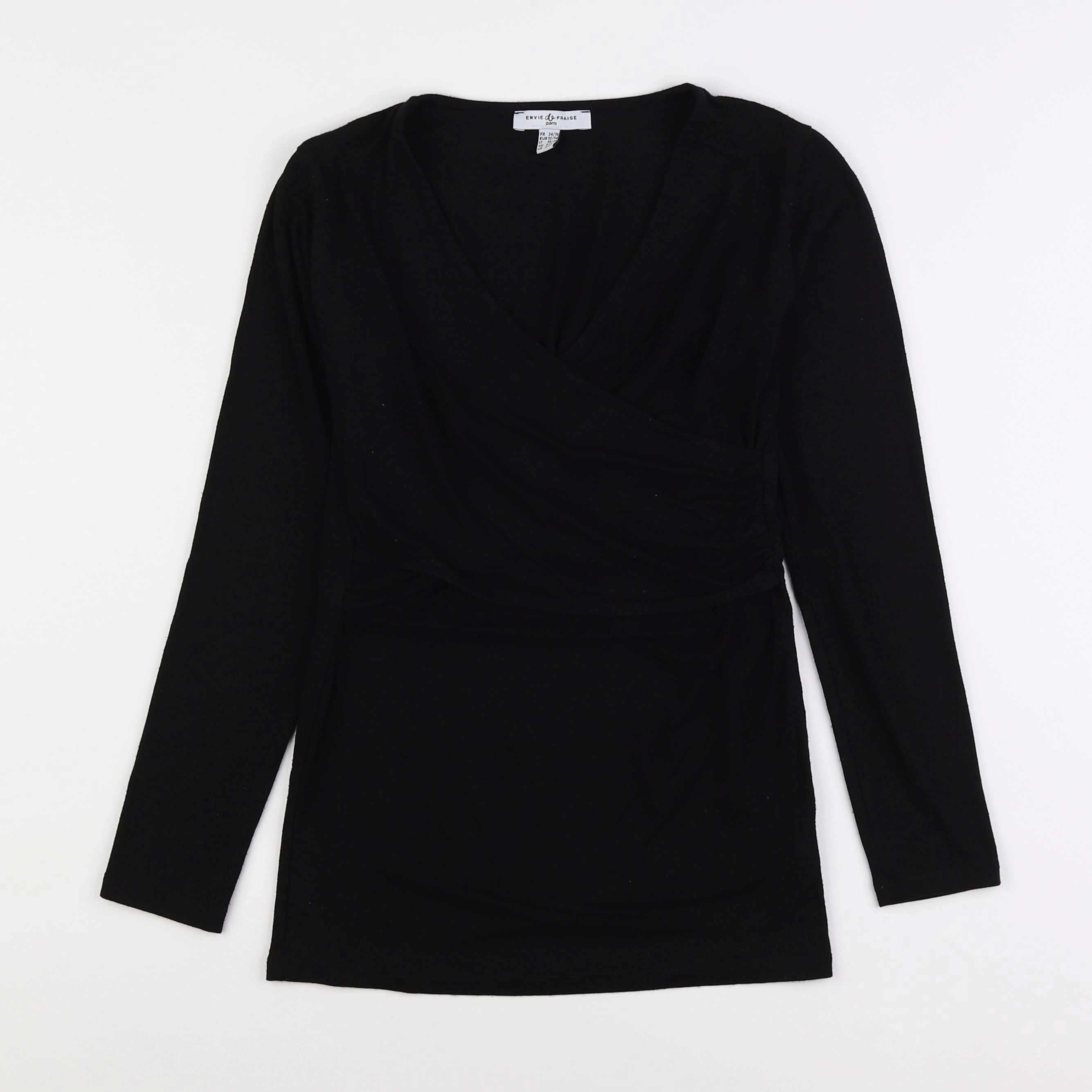 Envie de fraise - tee-shirt allaitement noir - 34 à 36