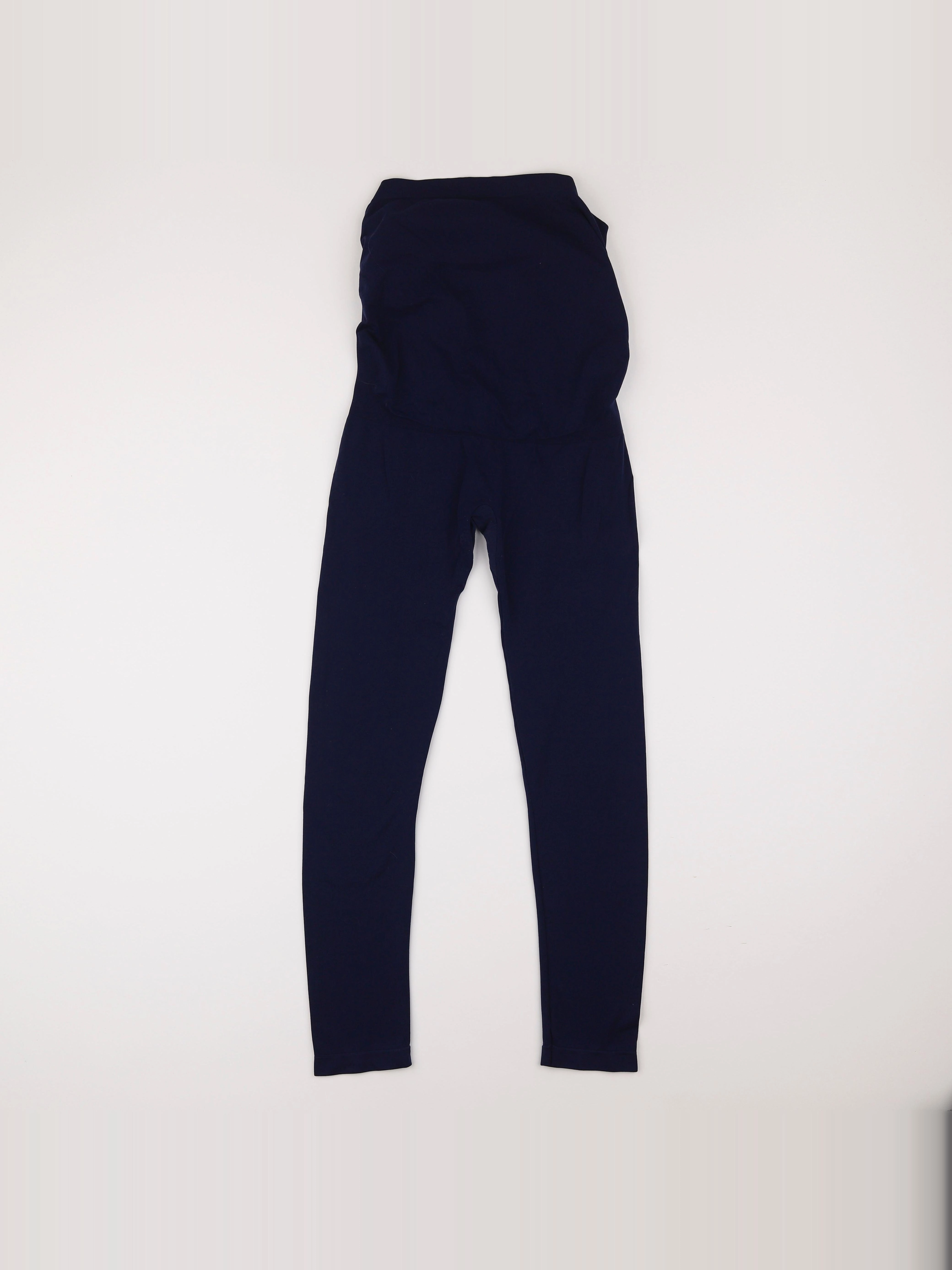 Envie de fraise - legging grossesse bleu - m