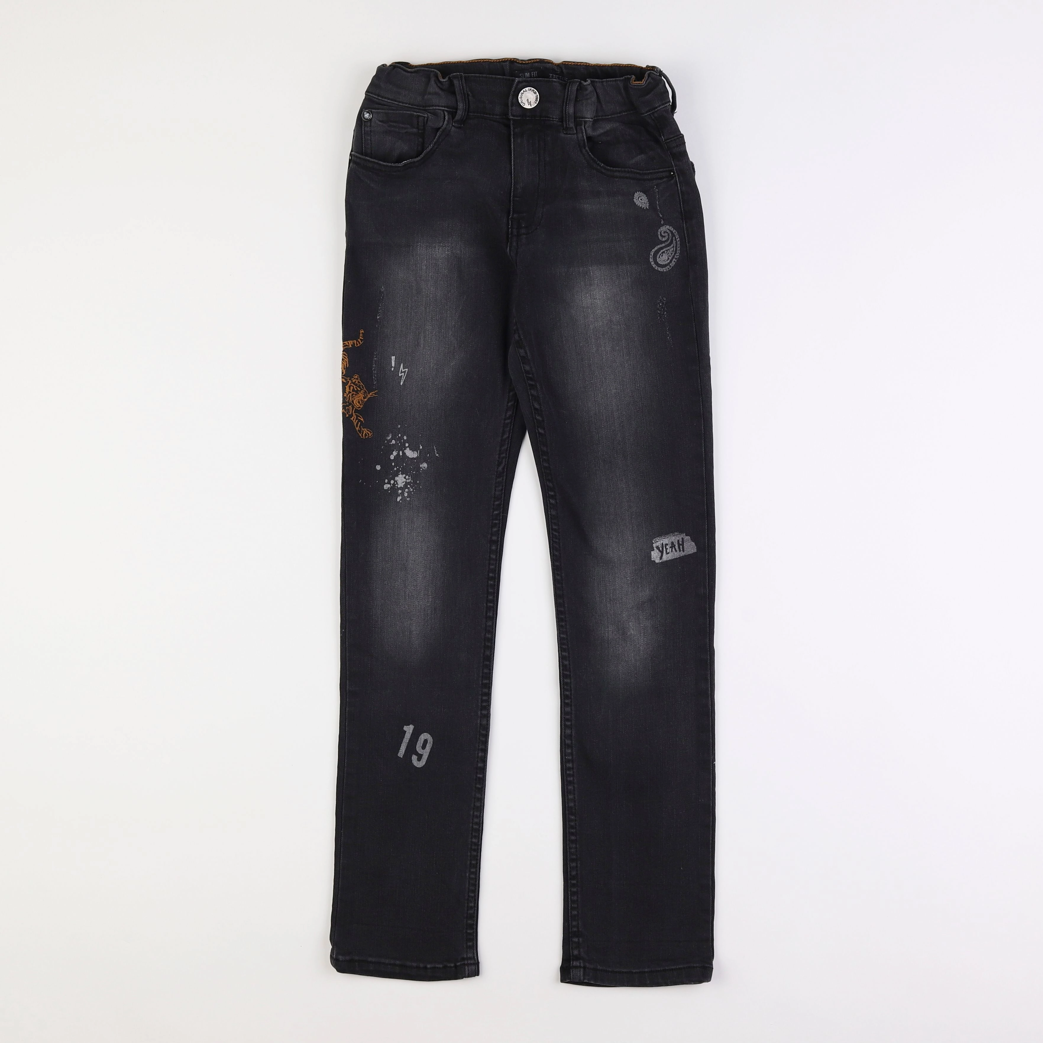 IKKS - jean noir - 10 ans