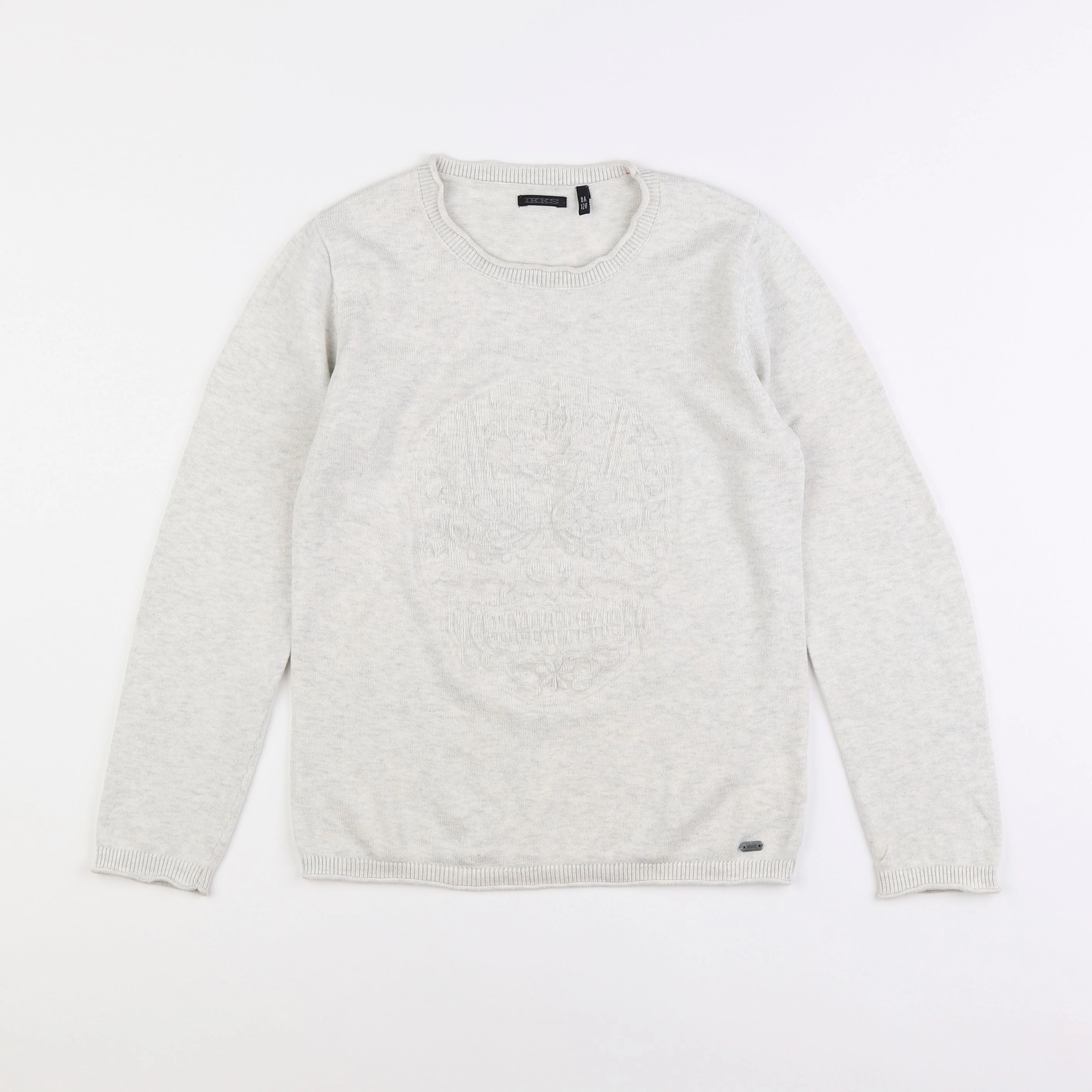 IKKS - pull gris - 8 ans