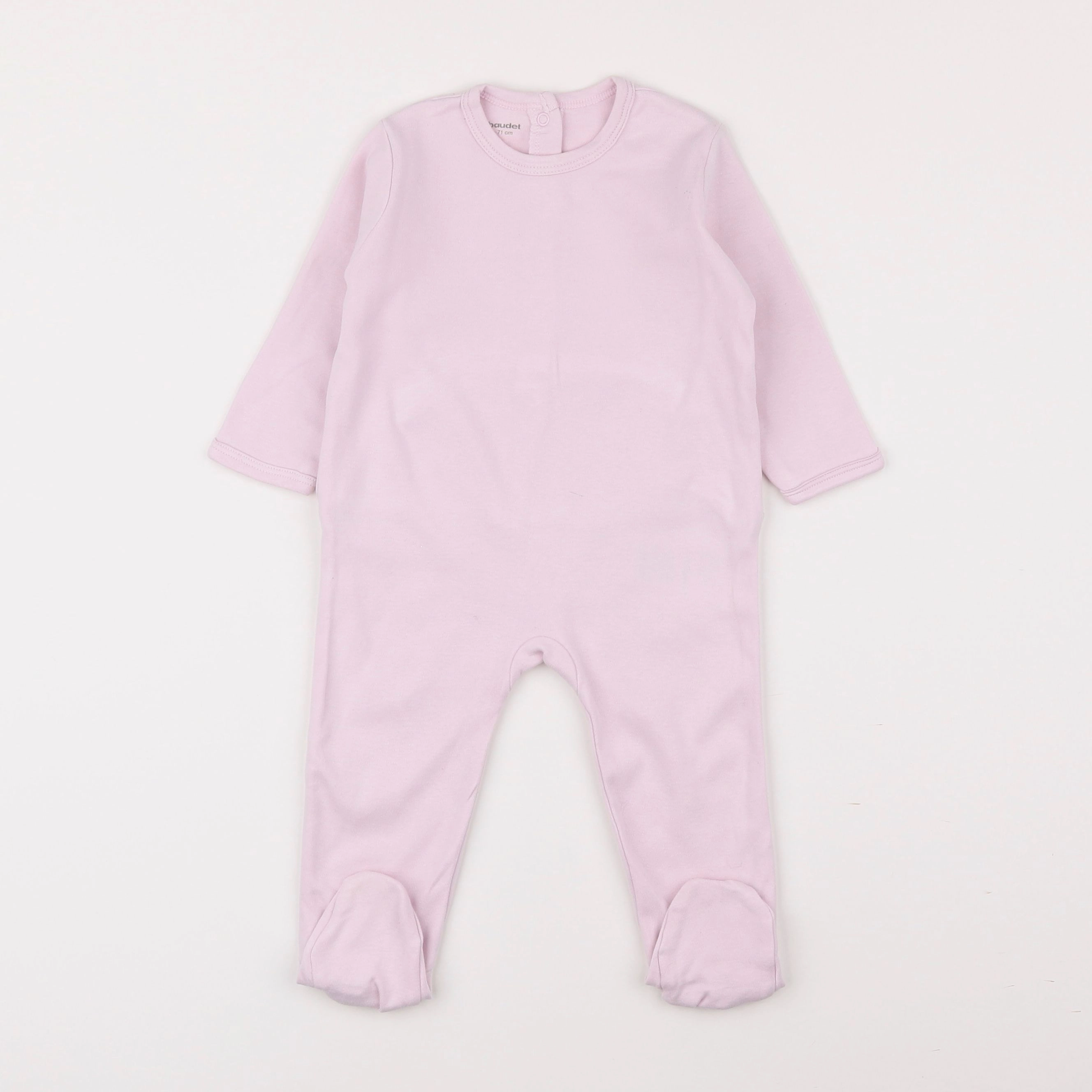 Vertbaudet - pyjama coton rose - 9 mois