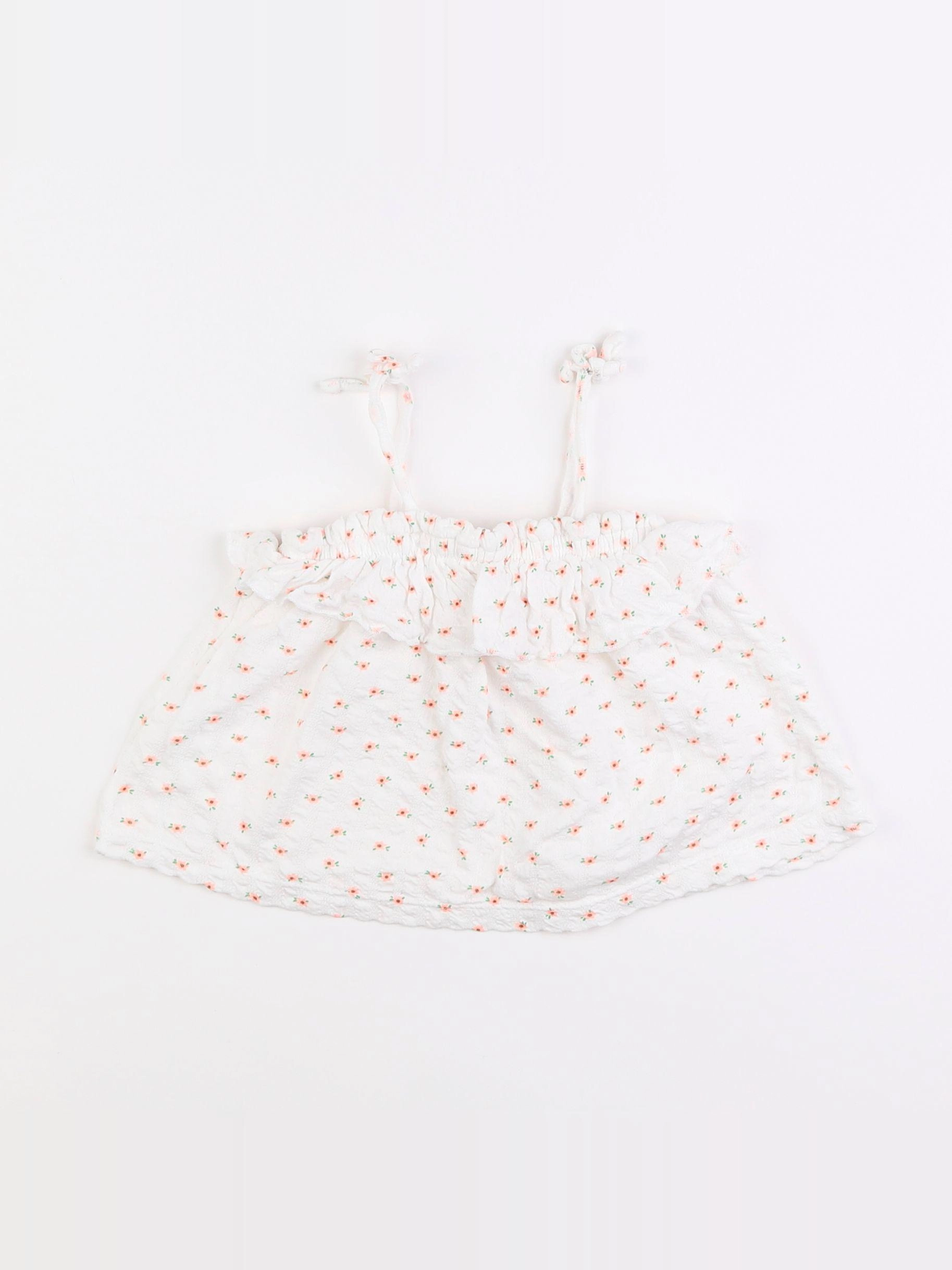Zara - débardeur blanc - 18 mois à 2 ans