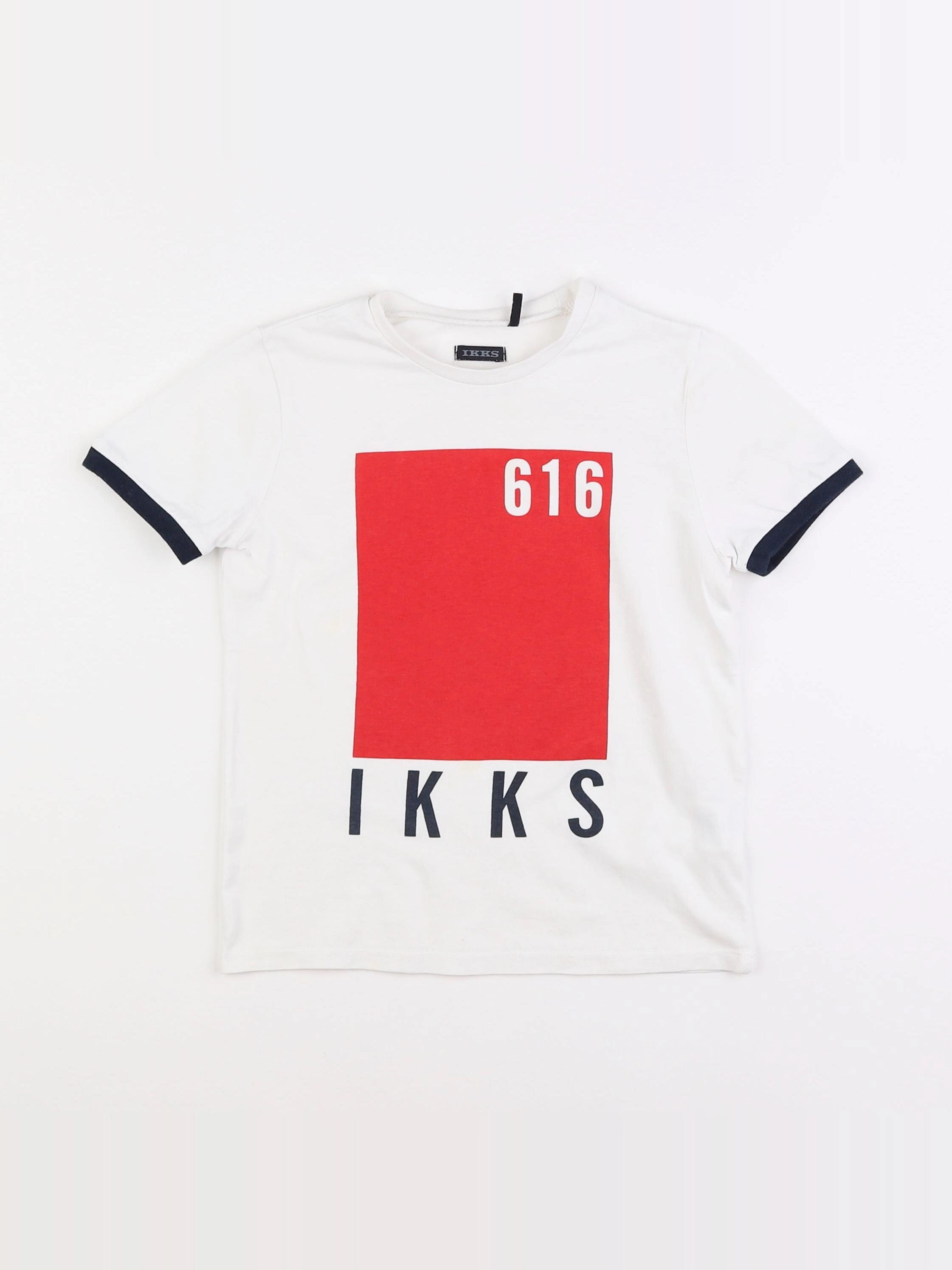 IKKS - tee-shirt blanc - 5 ans