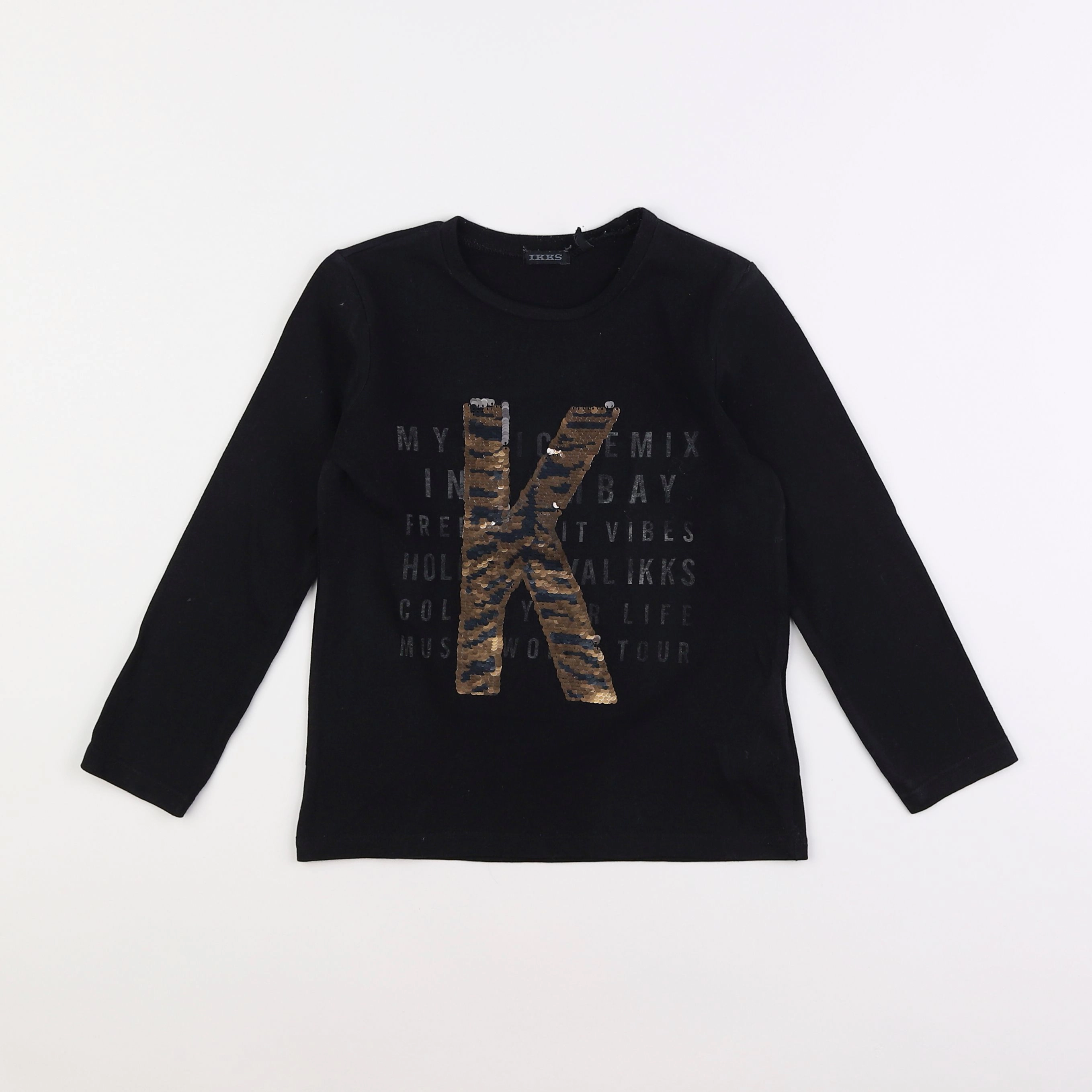 IKKS - tee-shirt noir - 5 ans