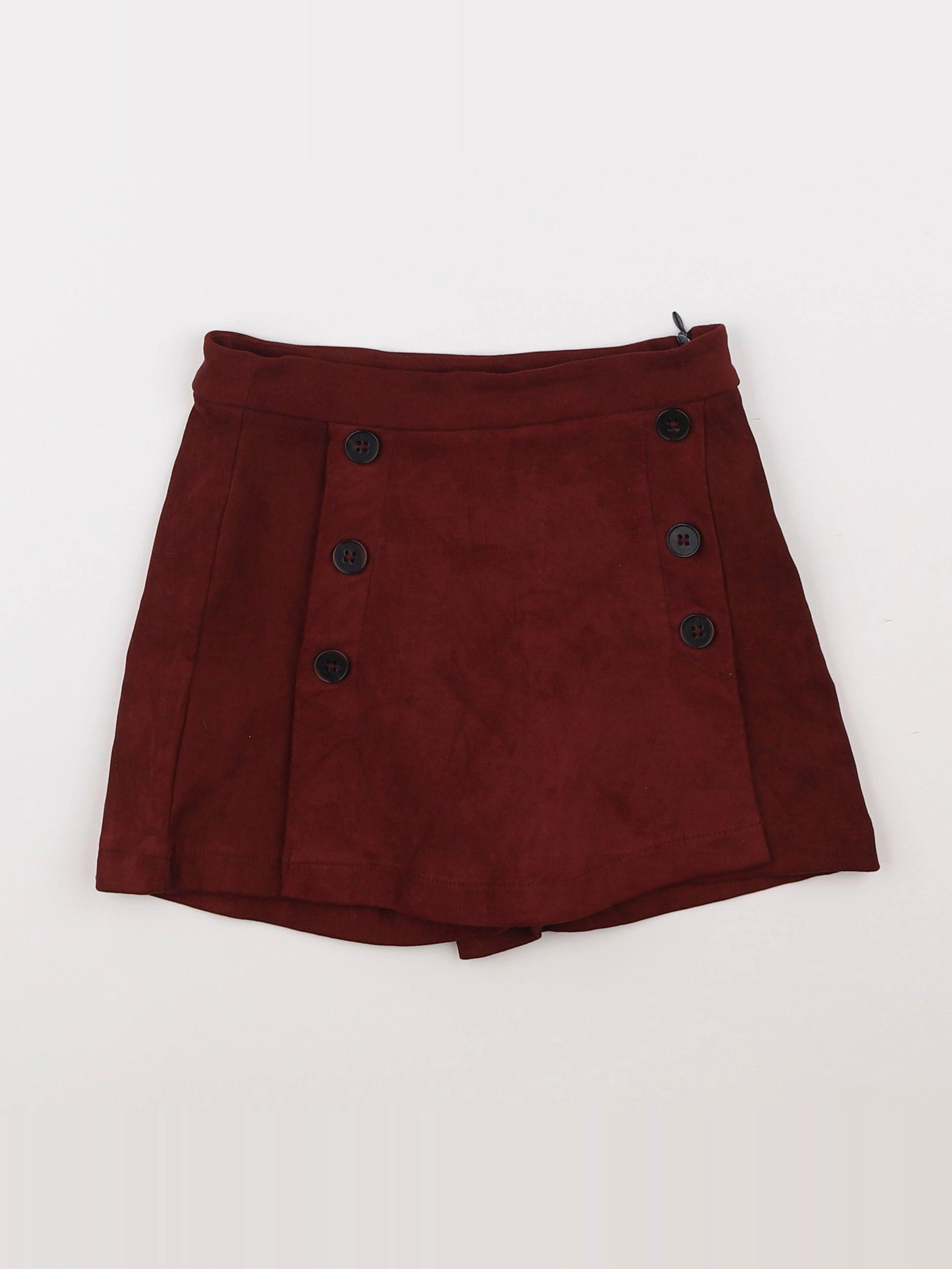 Zara - jupe short rouge - 8 ans