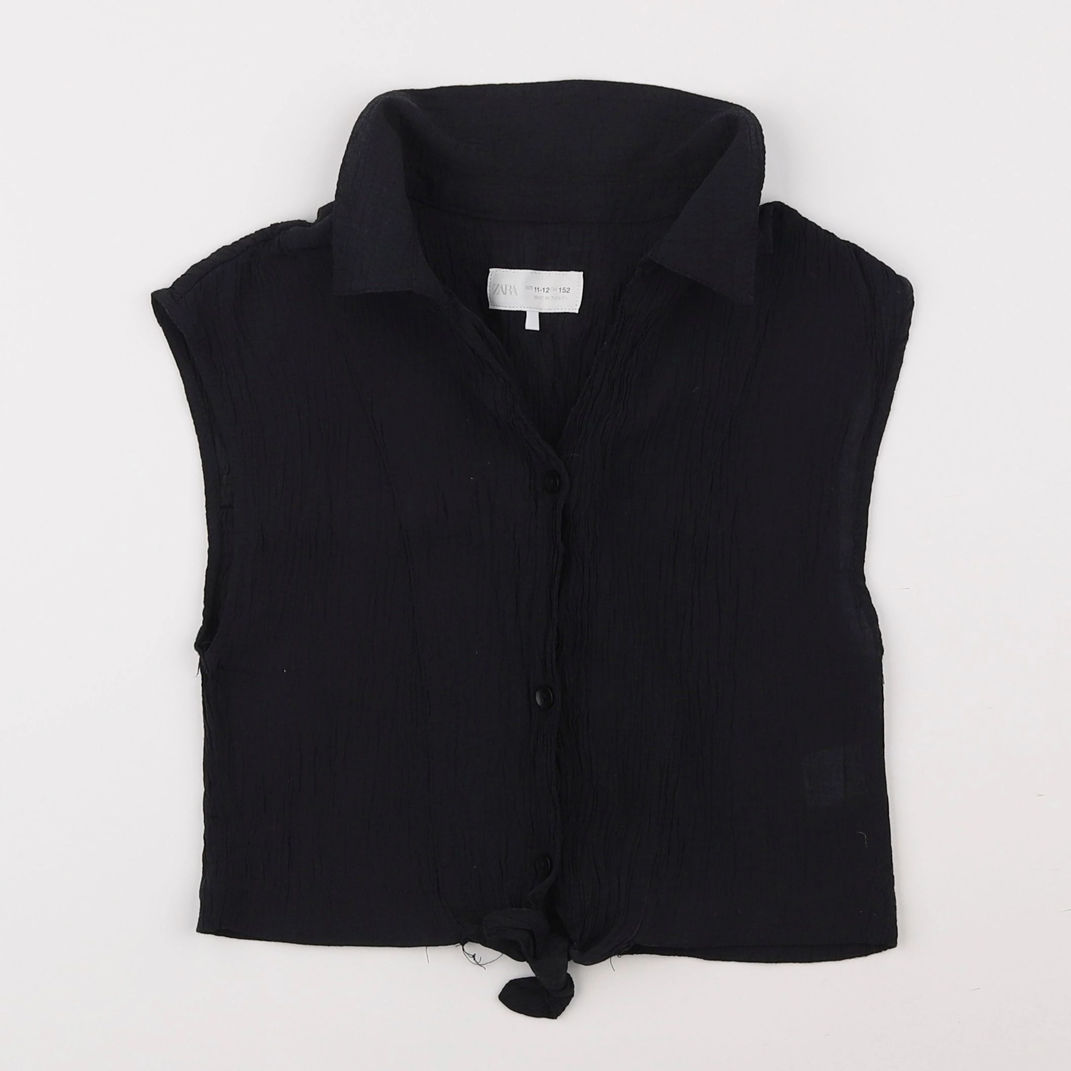 Zara - blouse noir - 11/12 ans