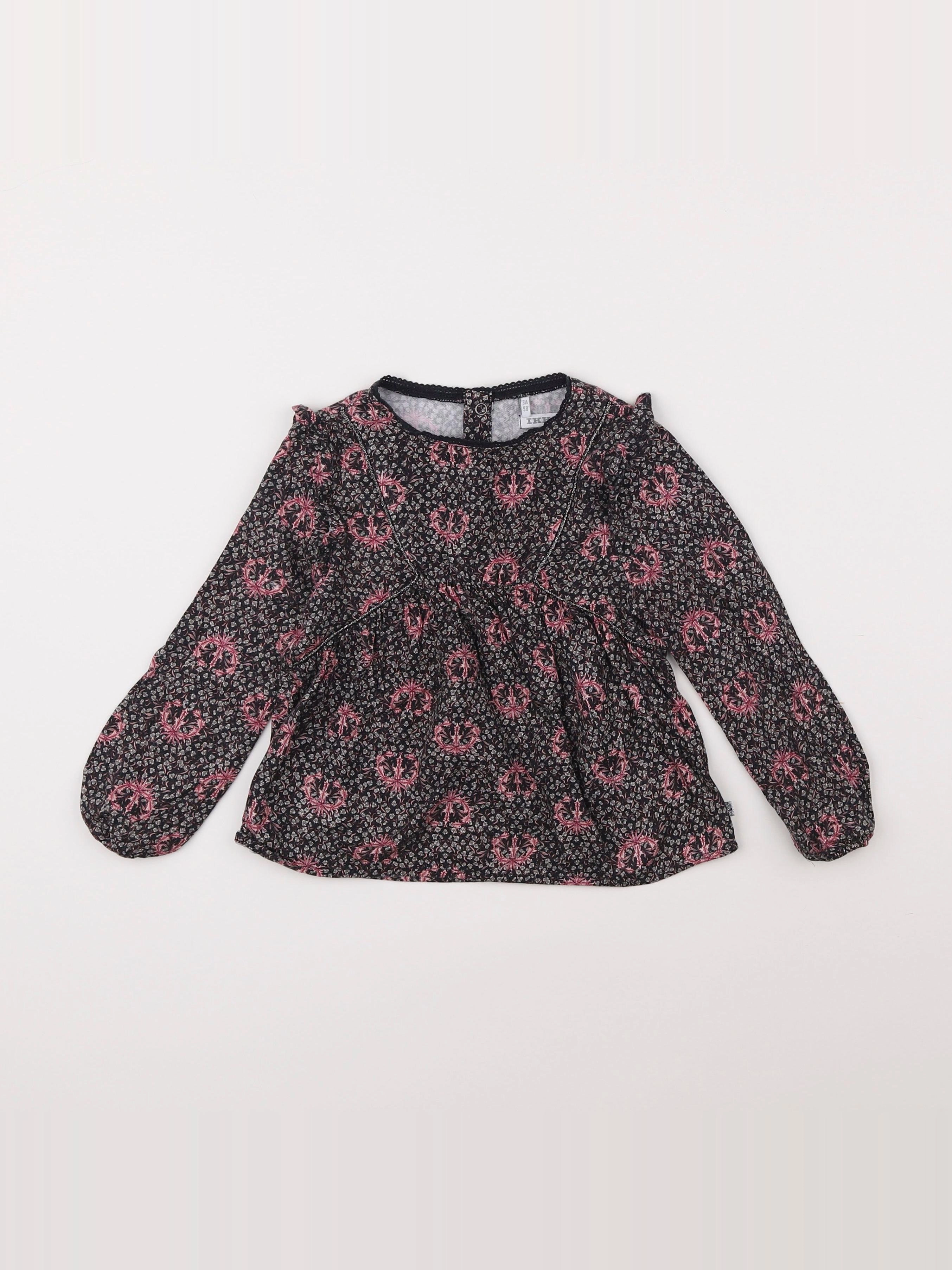 IKKS - blouse rose - 3 ans
