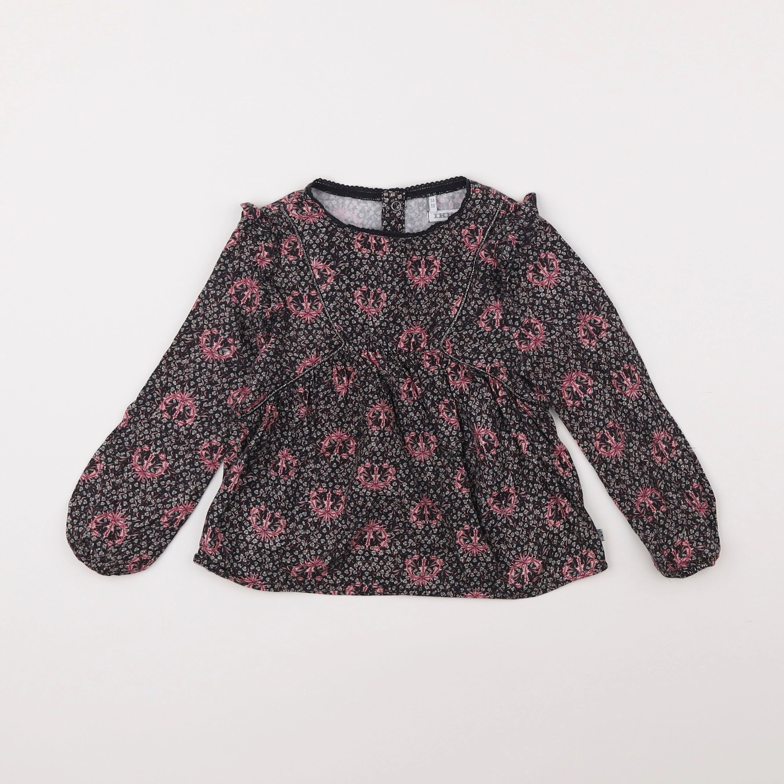 IKKS - blouse rose - 3 ans