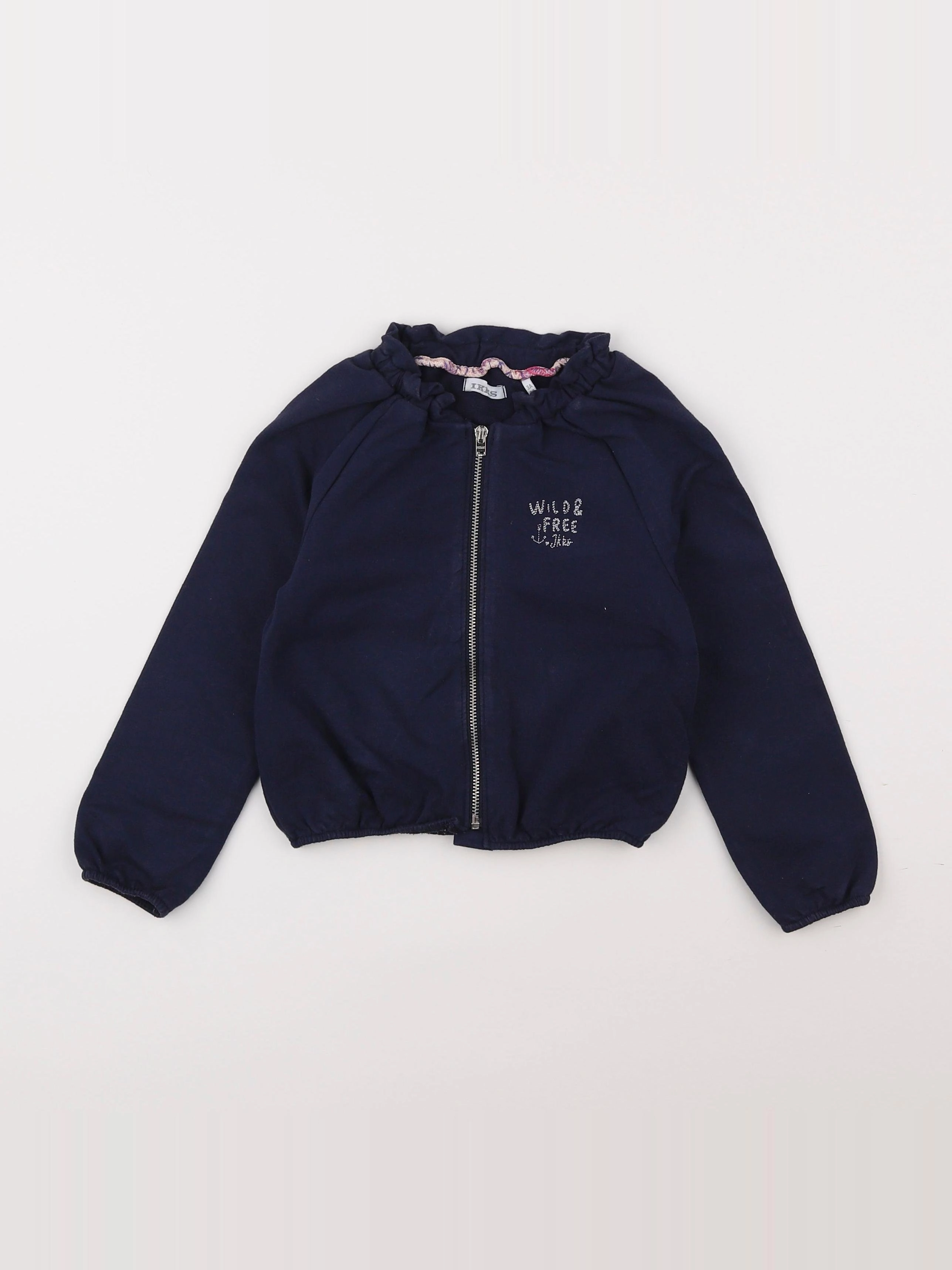 IKKS - sweat bleu - 3 ans