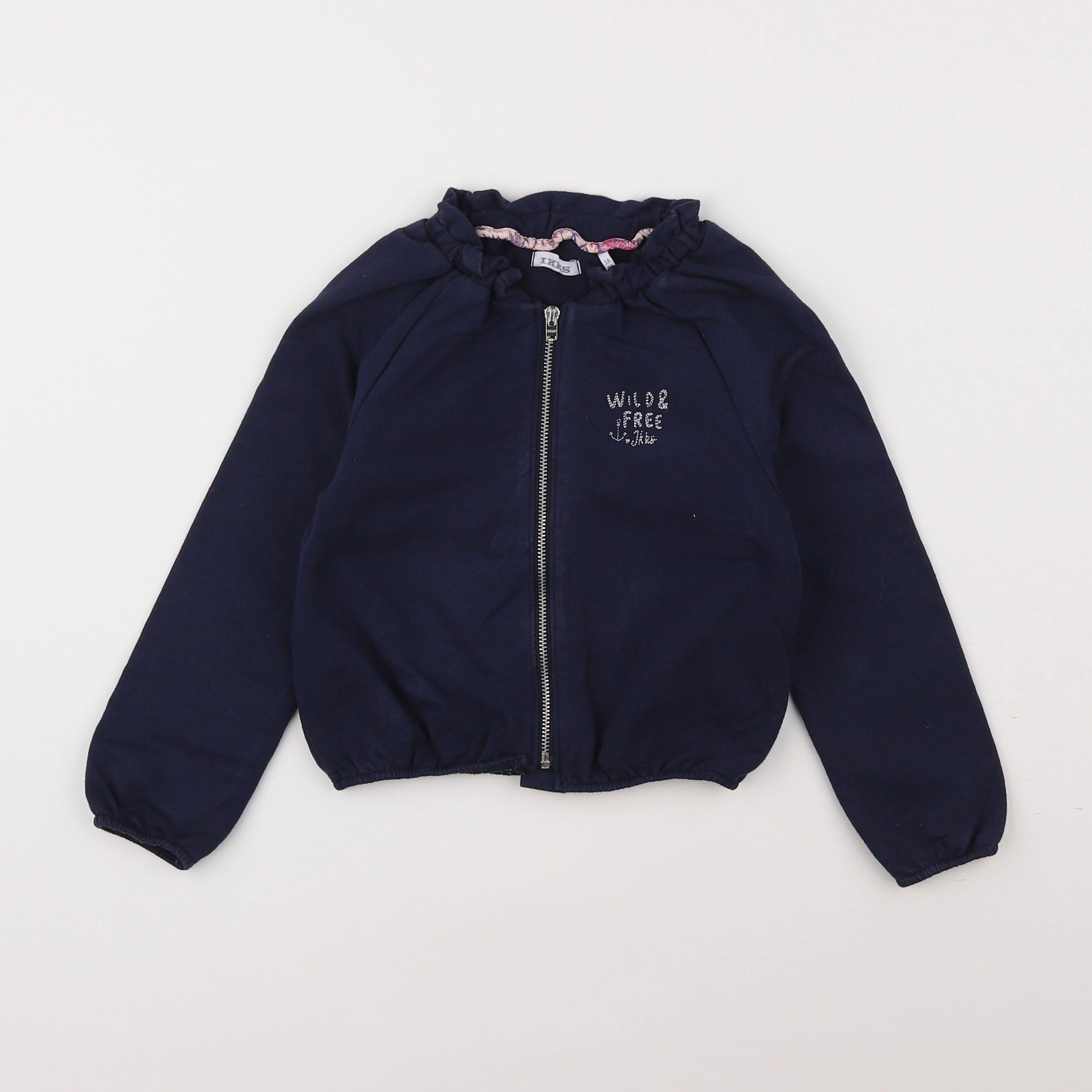 IKKS - sweat bleu - 3 ans