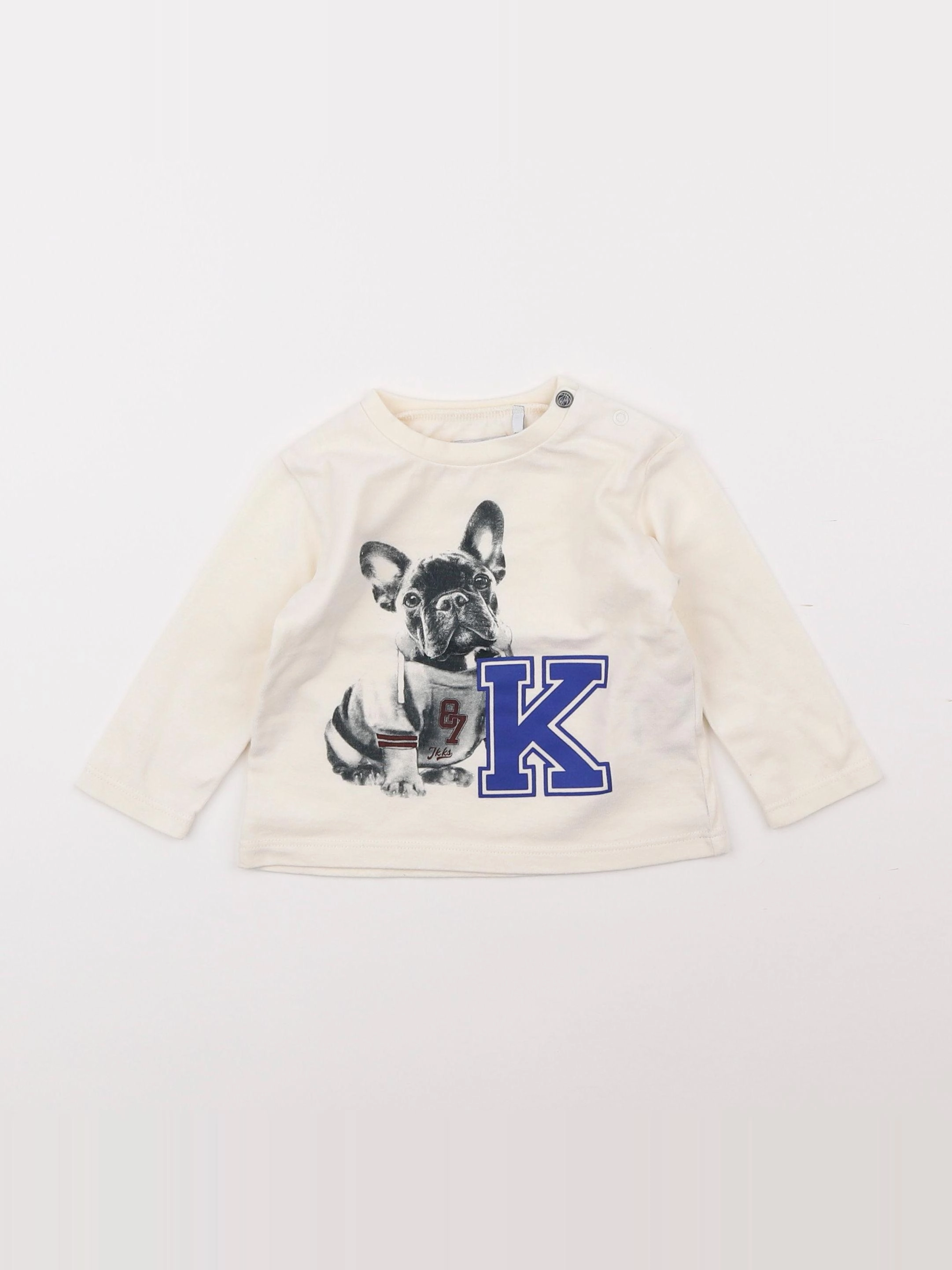 IKKS - tee-shirt blanc - 6 mois