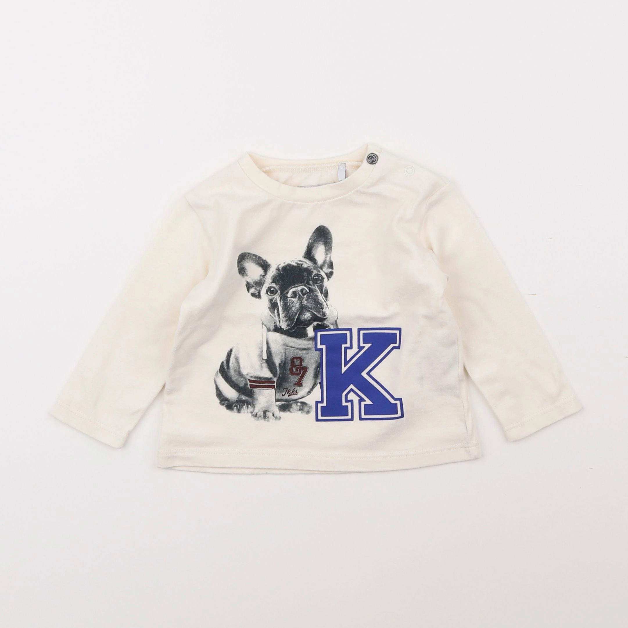 IKKS - tee-shirt blanc - 6 mois