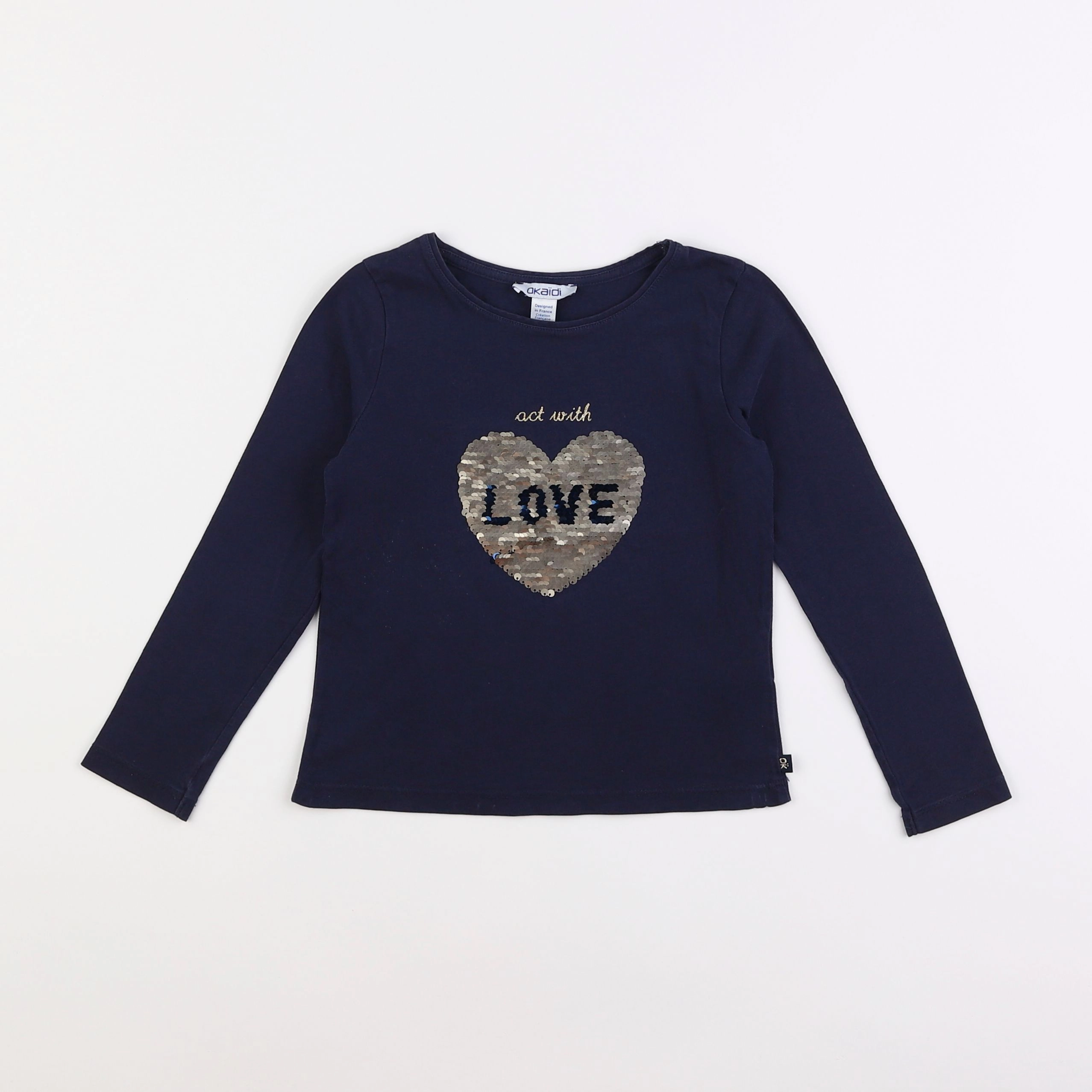 Okaidi - tee-shirt bleu - 4 ans