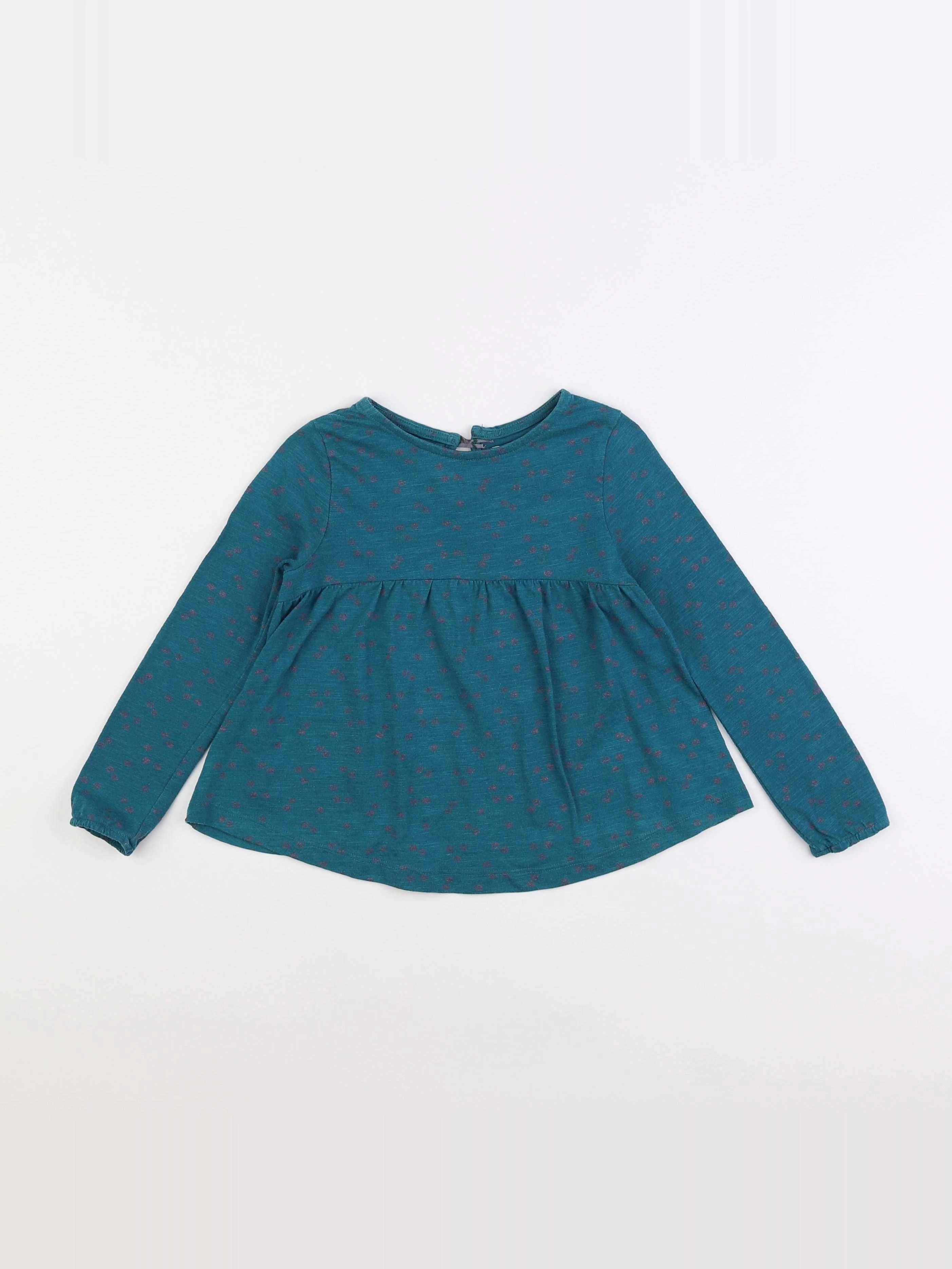 Okaidi - tee-shirt bleu - 4 ans