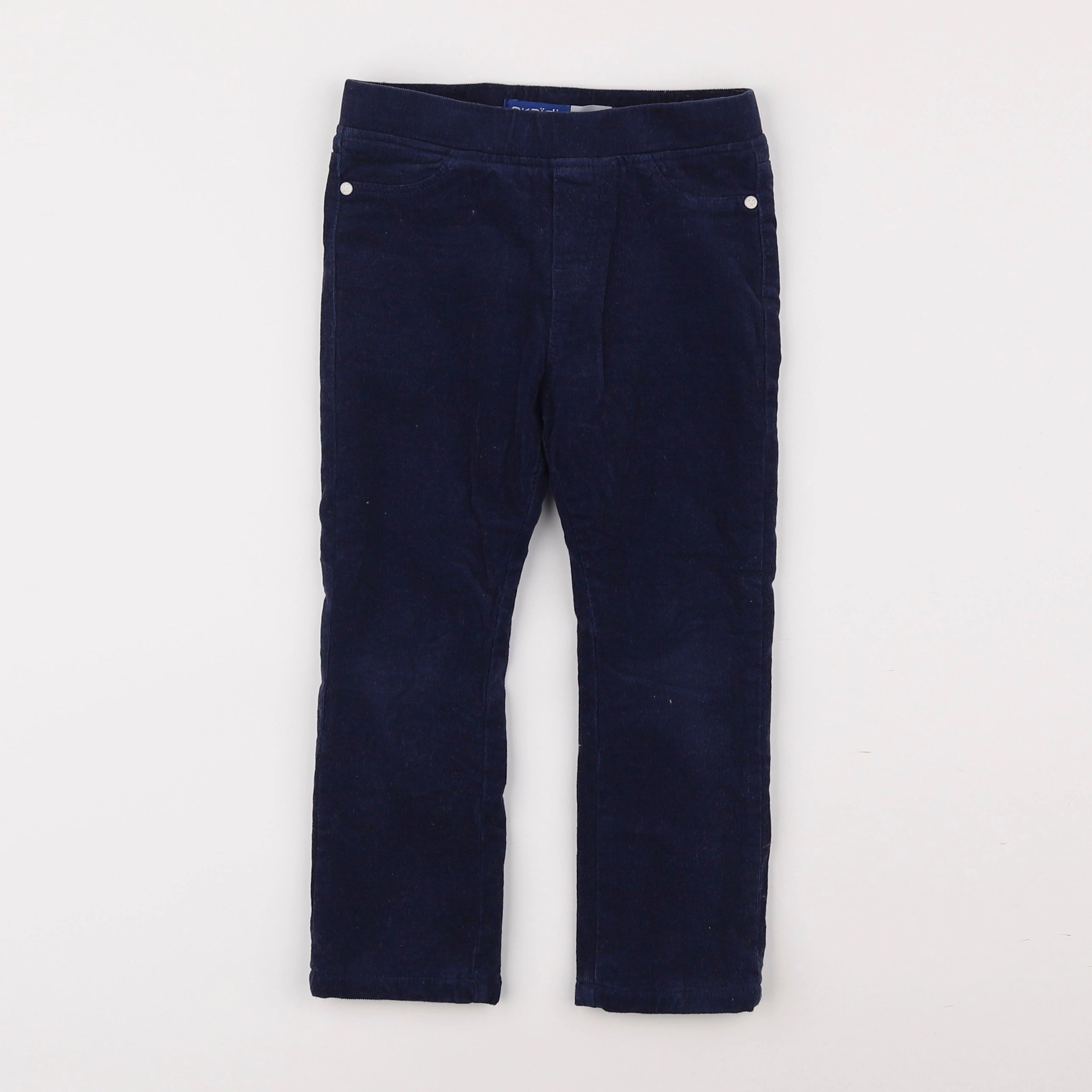 Okaidi - jegging doublé bleu - 3 ans