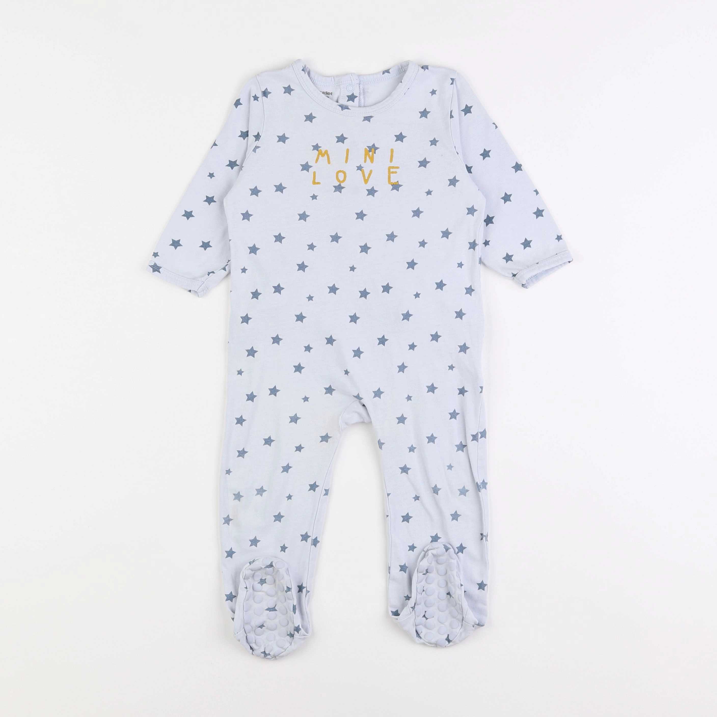 Vertbaudet - pyjama coton bleu - 18 mois