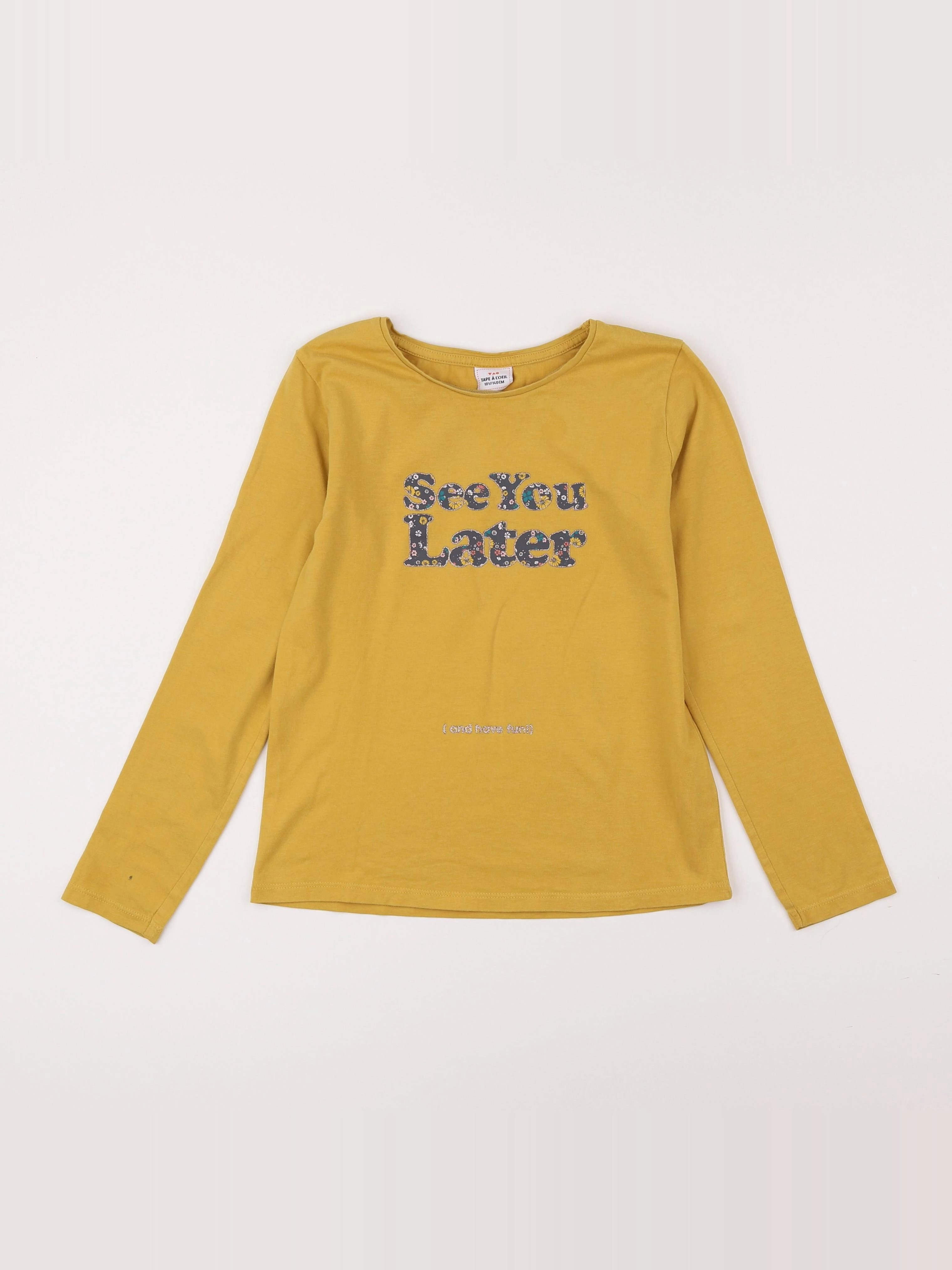 Tape à l'oeil - tee-shirt jaune - 10 ans