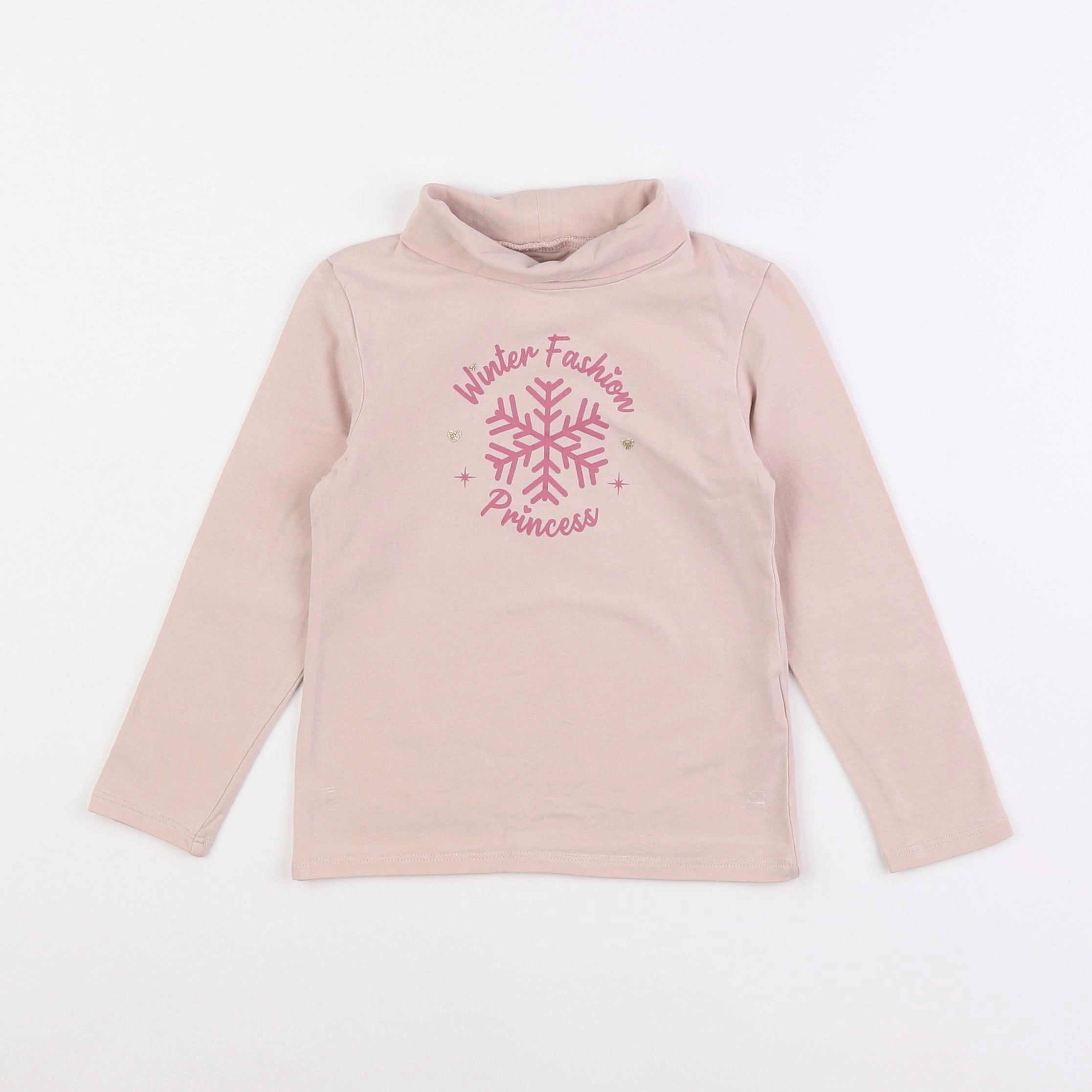 Vertbaudet - sous-pull rose - 4 ans