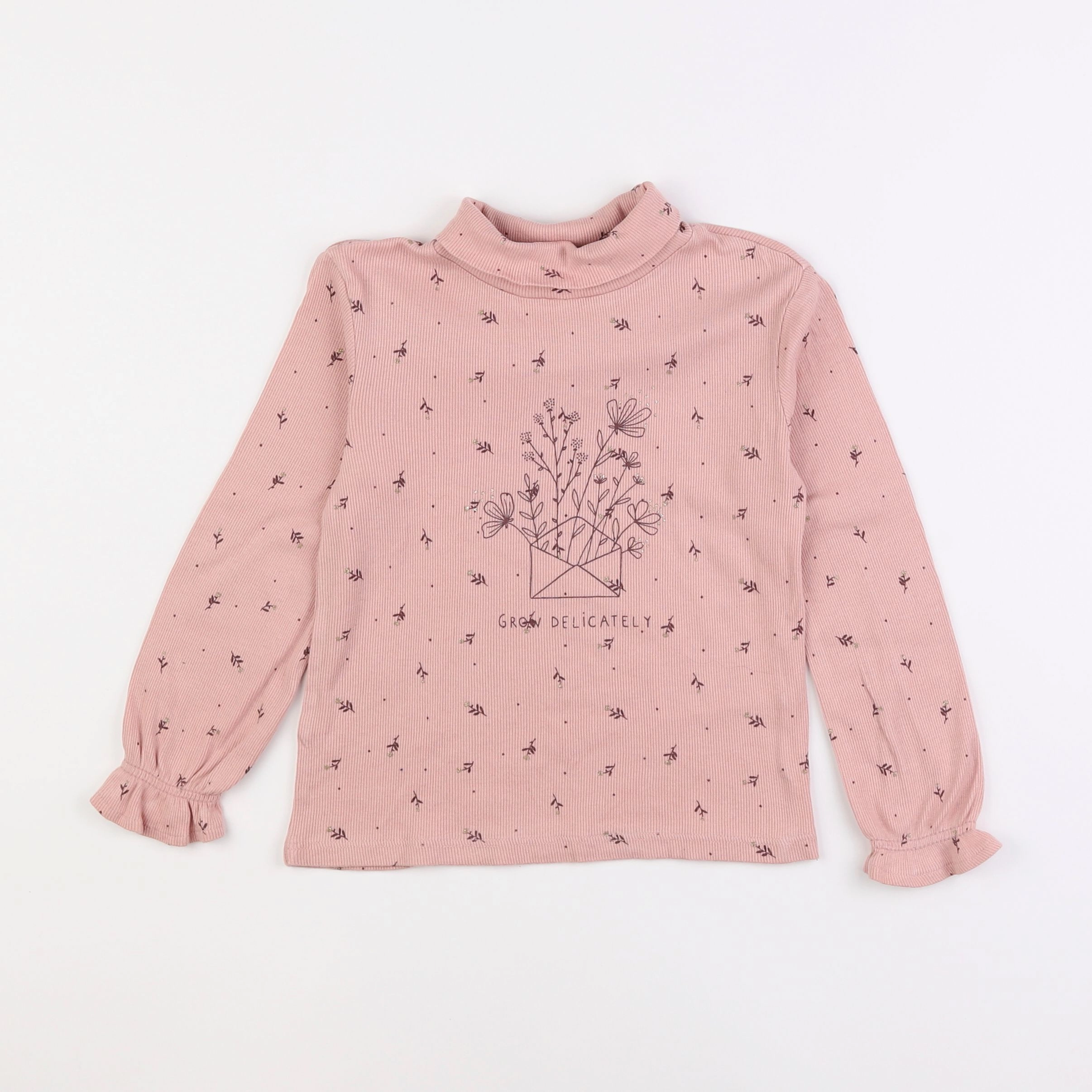 Vertbaudet - sous-pull rose - 5 ans