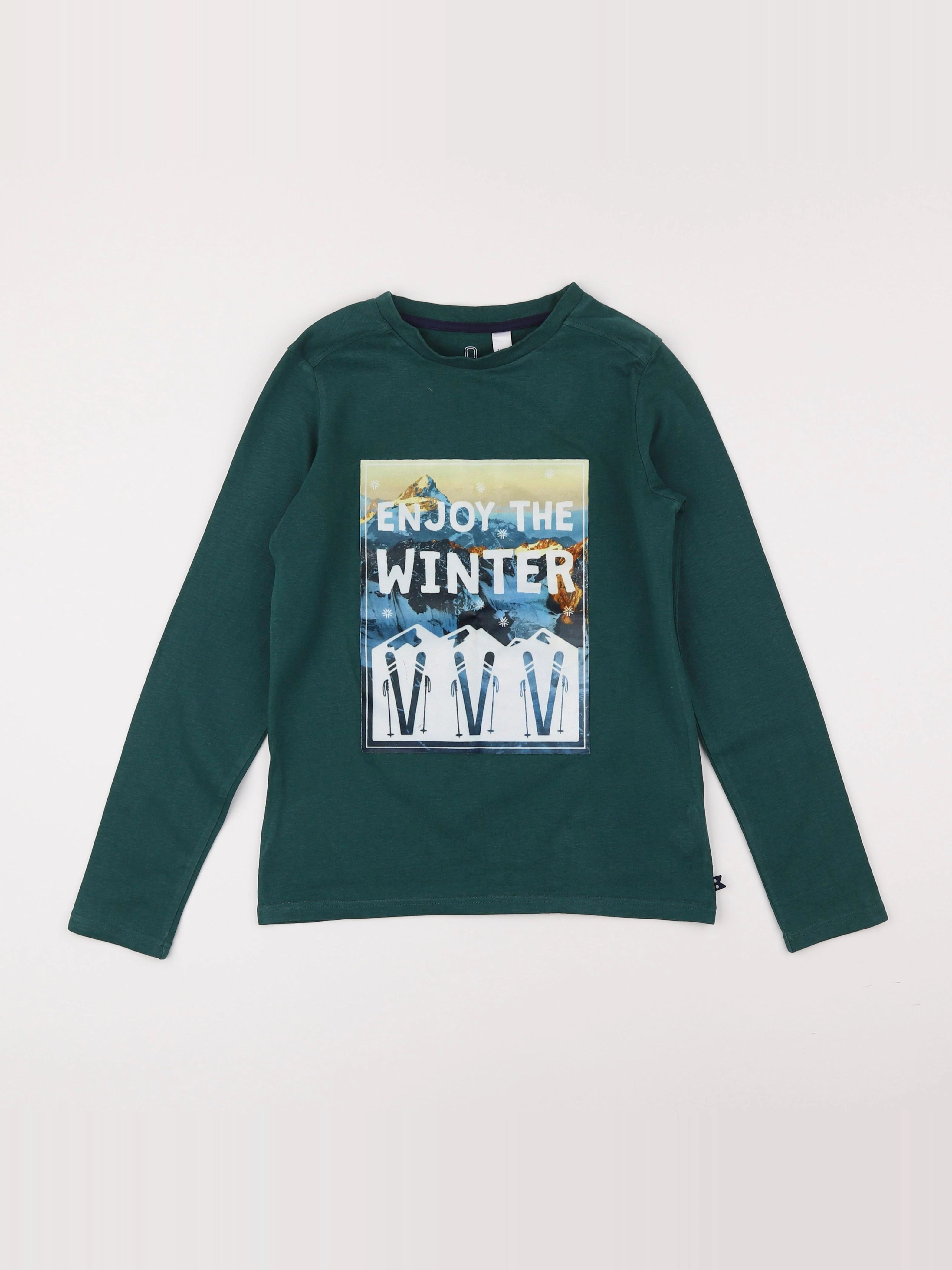 Okaidi - tee-shirt vert - 10 ans